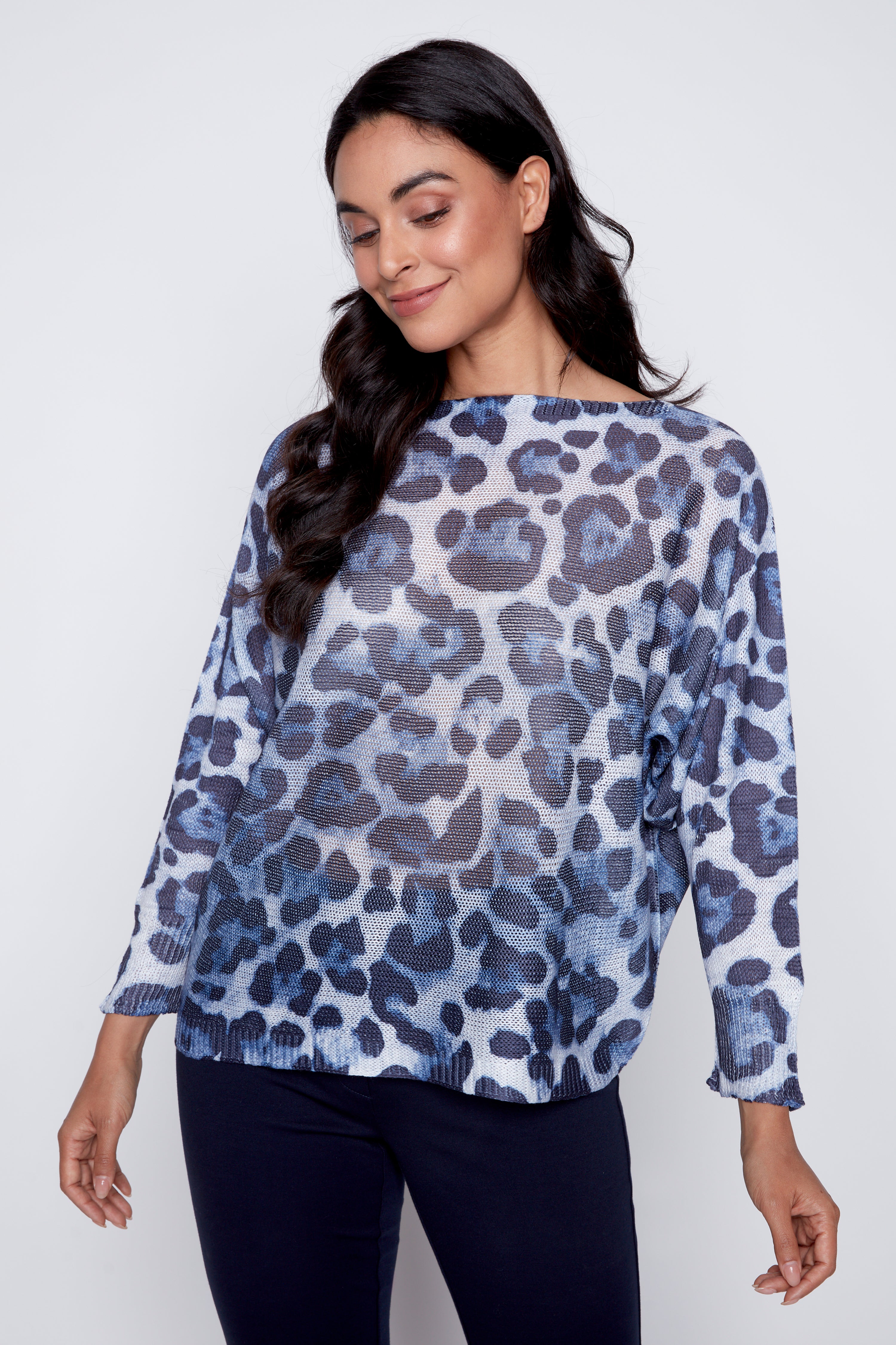Animal print sweater