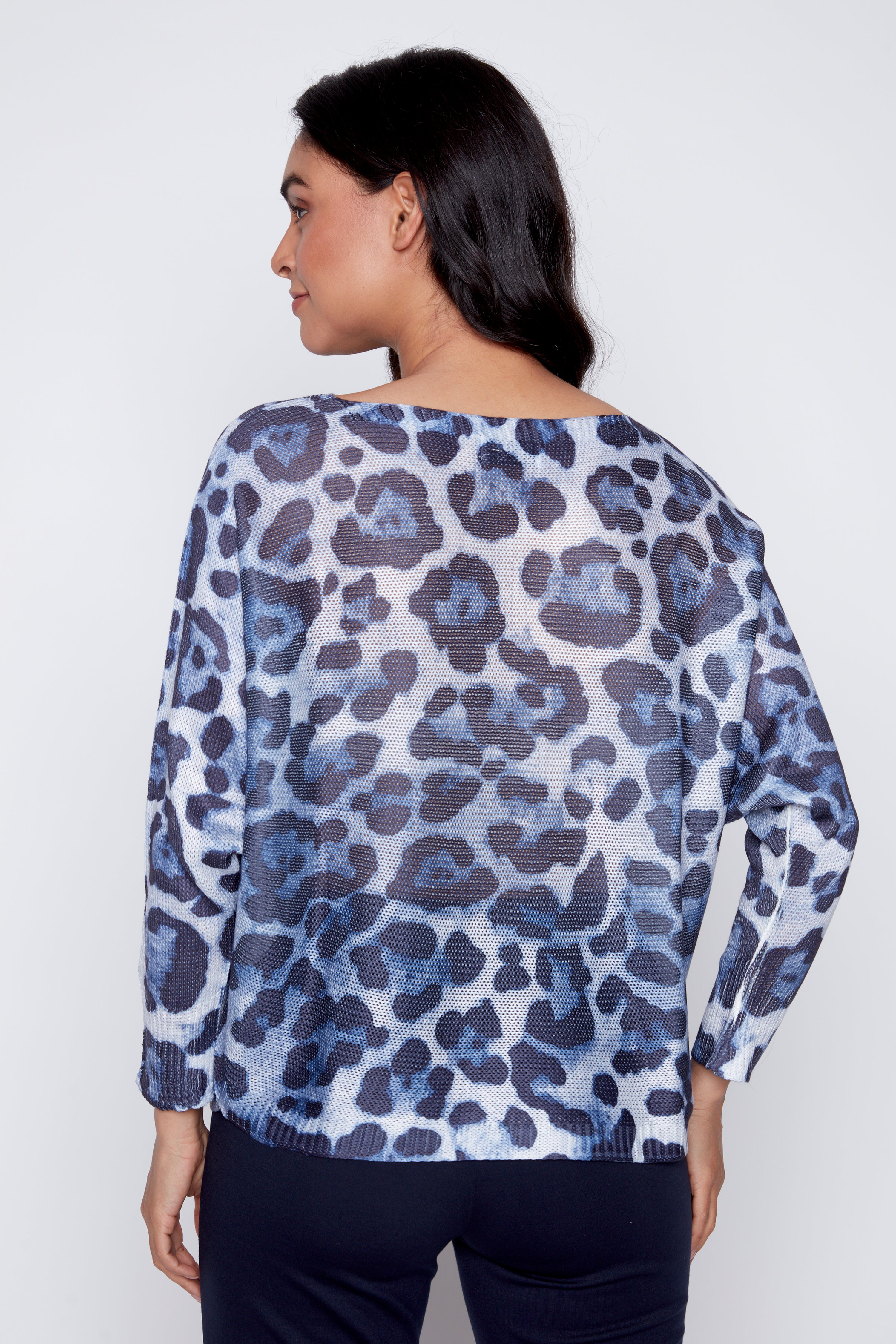 Animal print sweater
