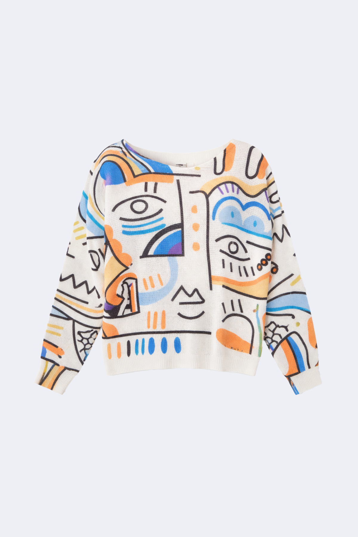Le pull à imprimé Picasso