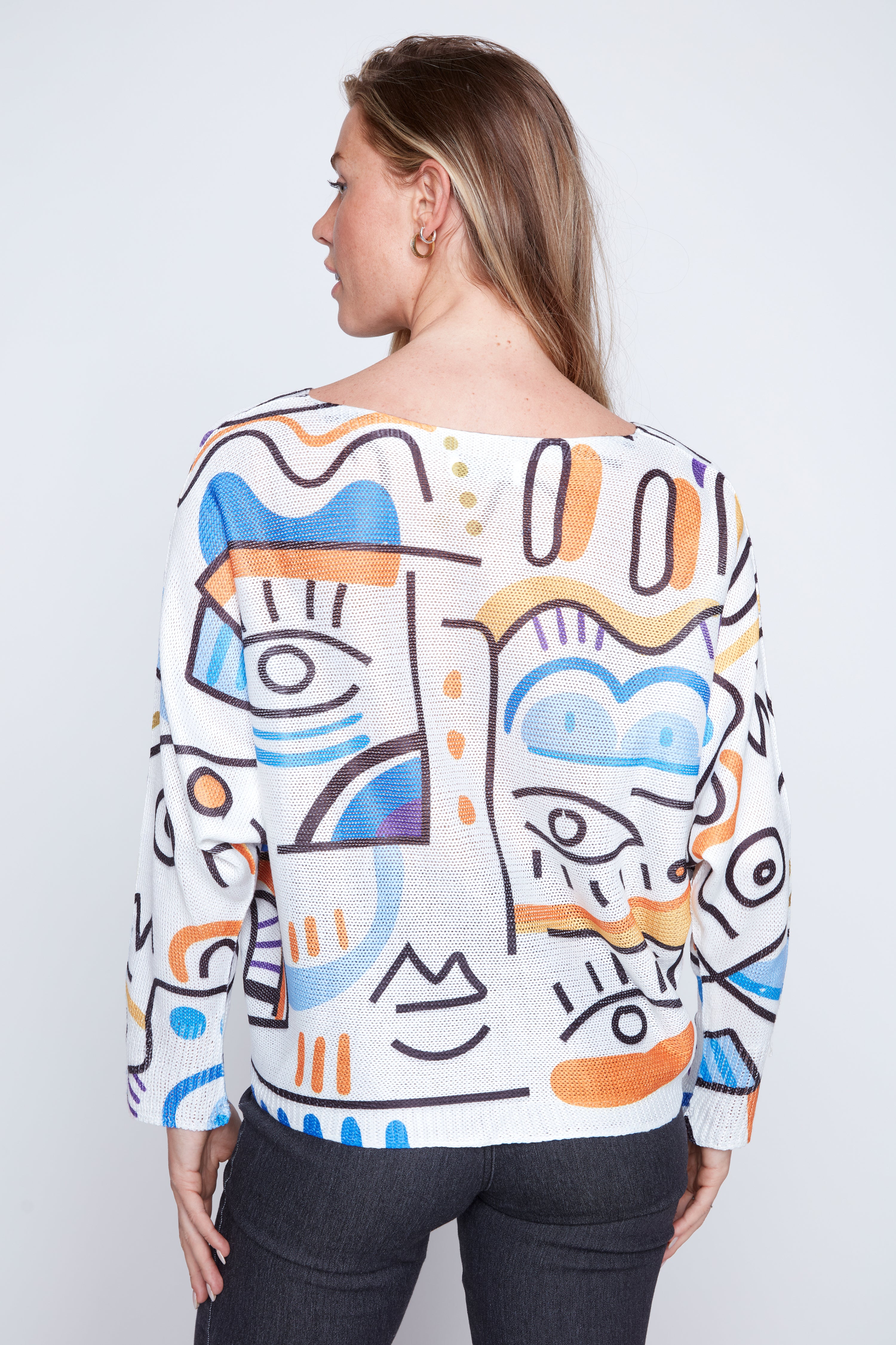 Le pull à imprimé Picasso