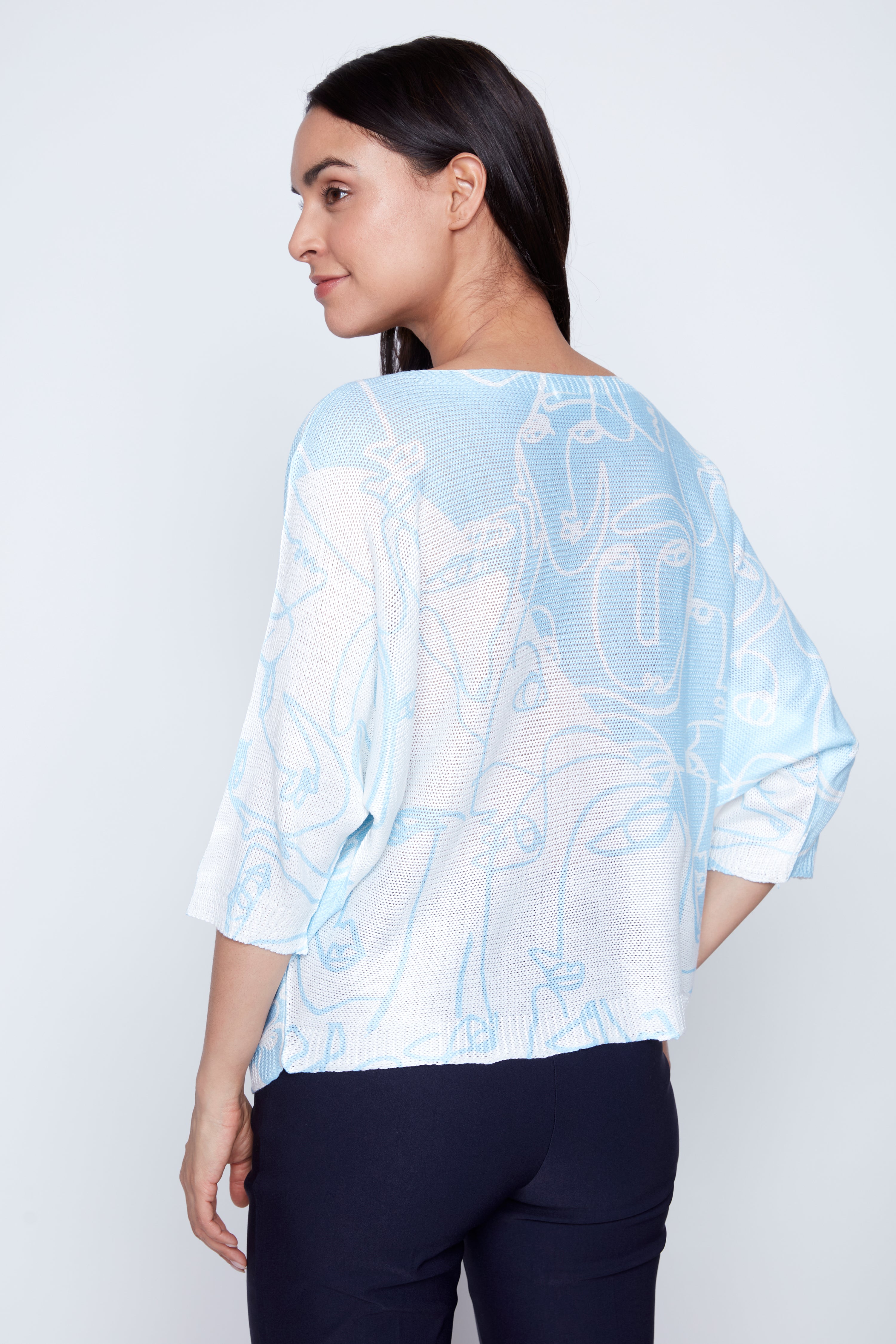 Le pull à imprimé Picasso