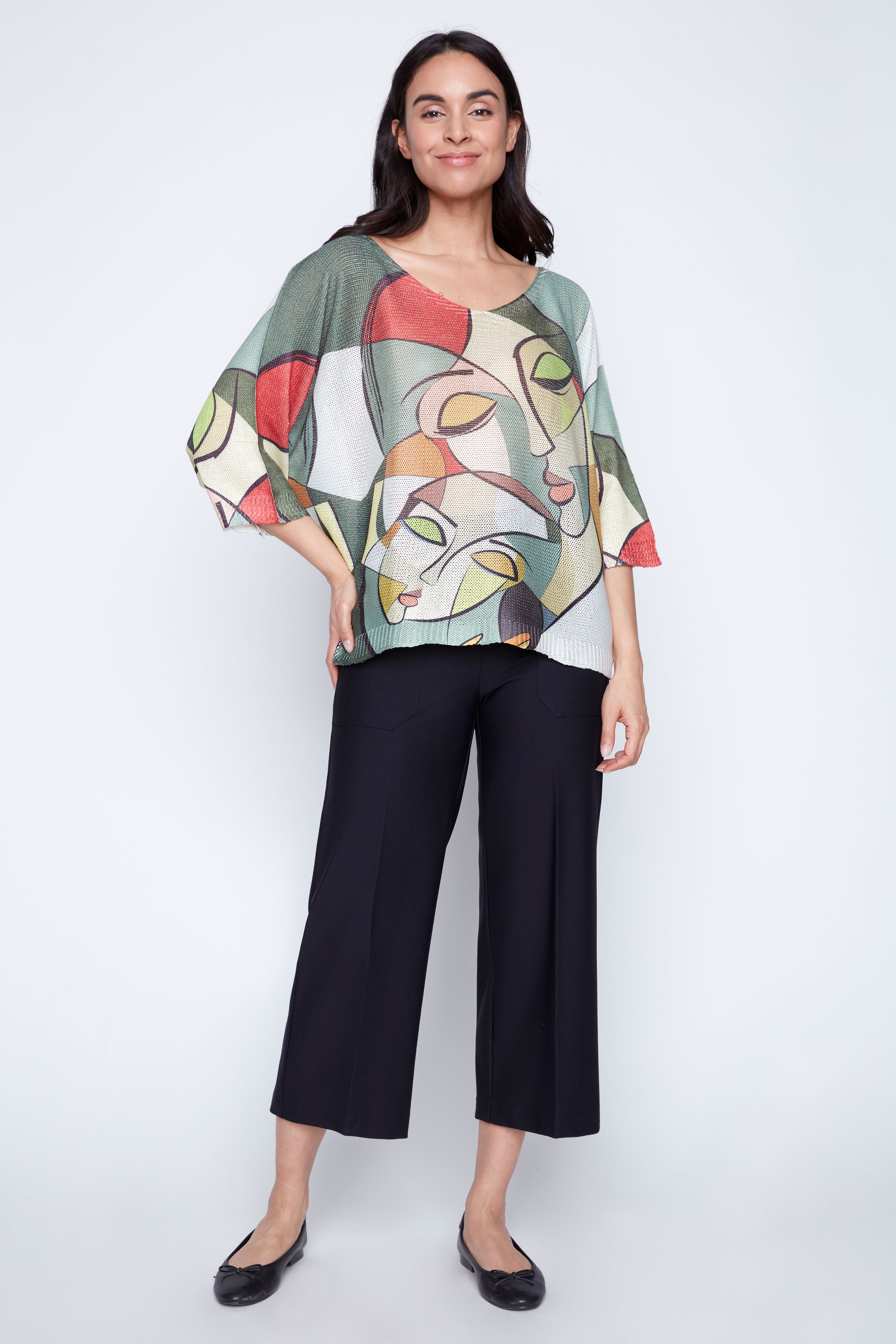 Le pull à imprimé Picasso