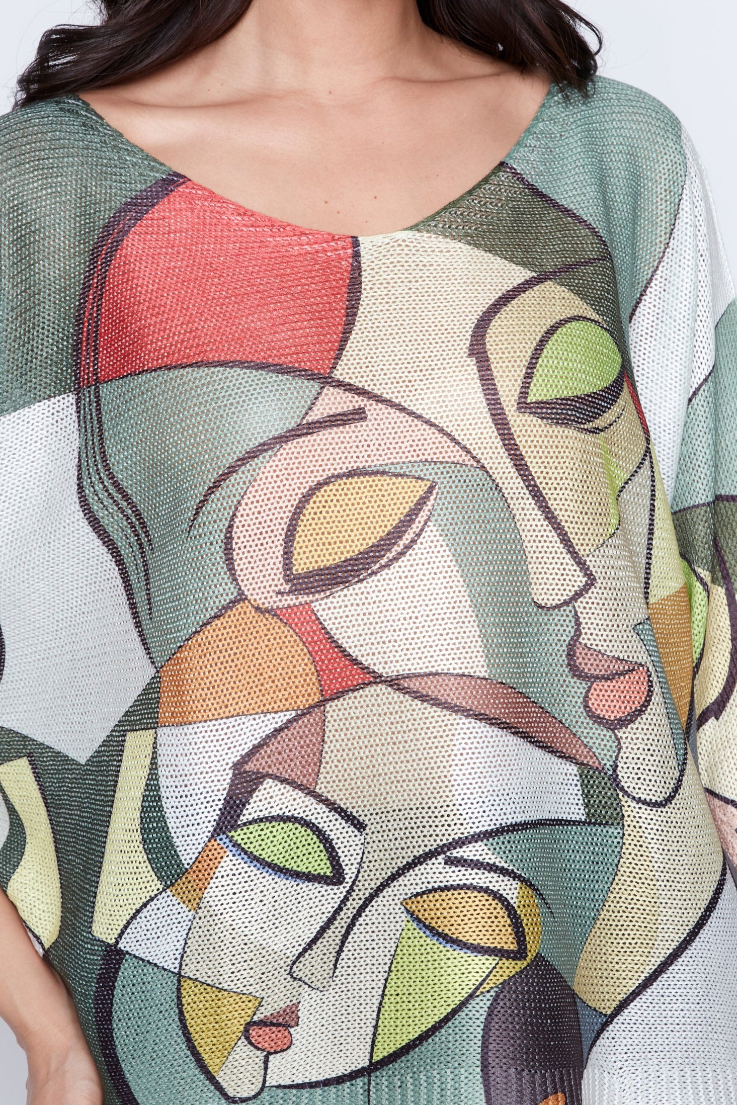 Le pull à imprimé Picasso