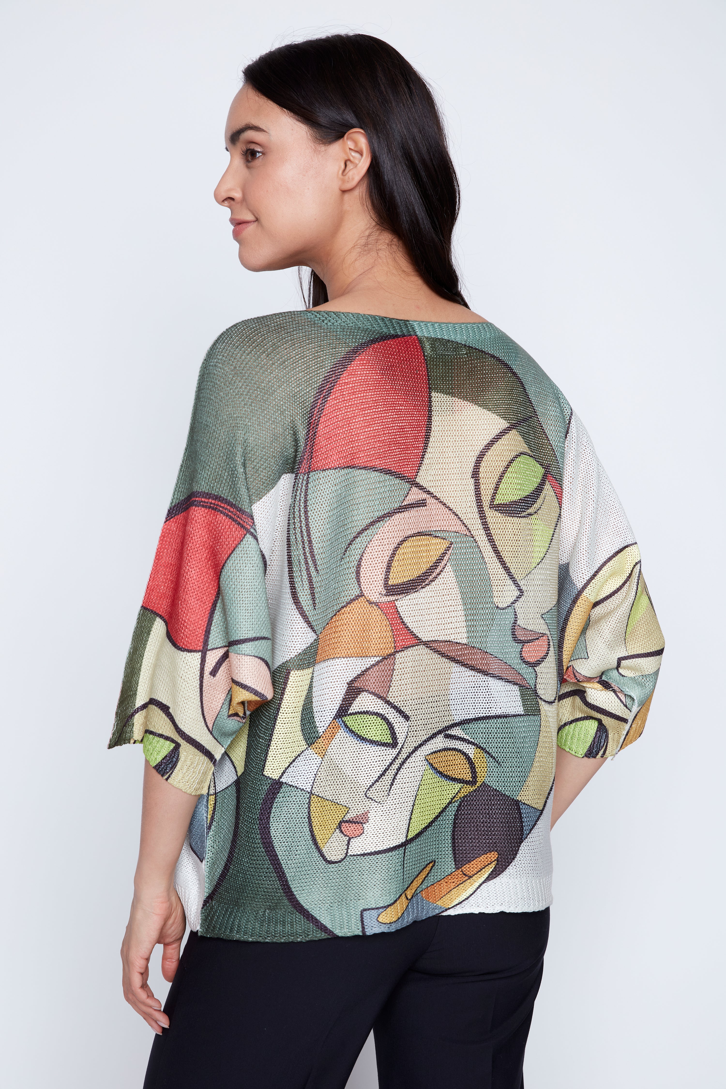 Le pull à imprimé Picasso