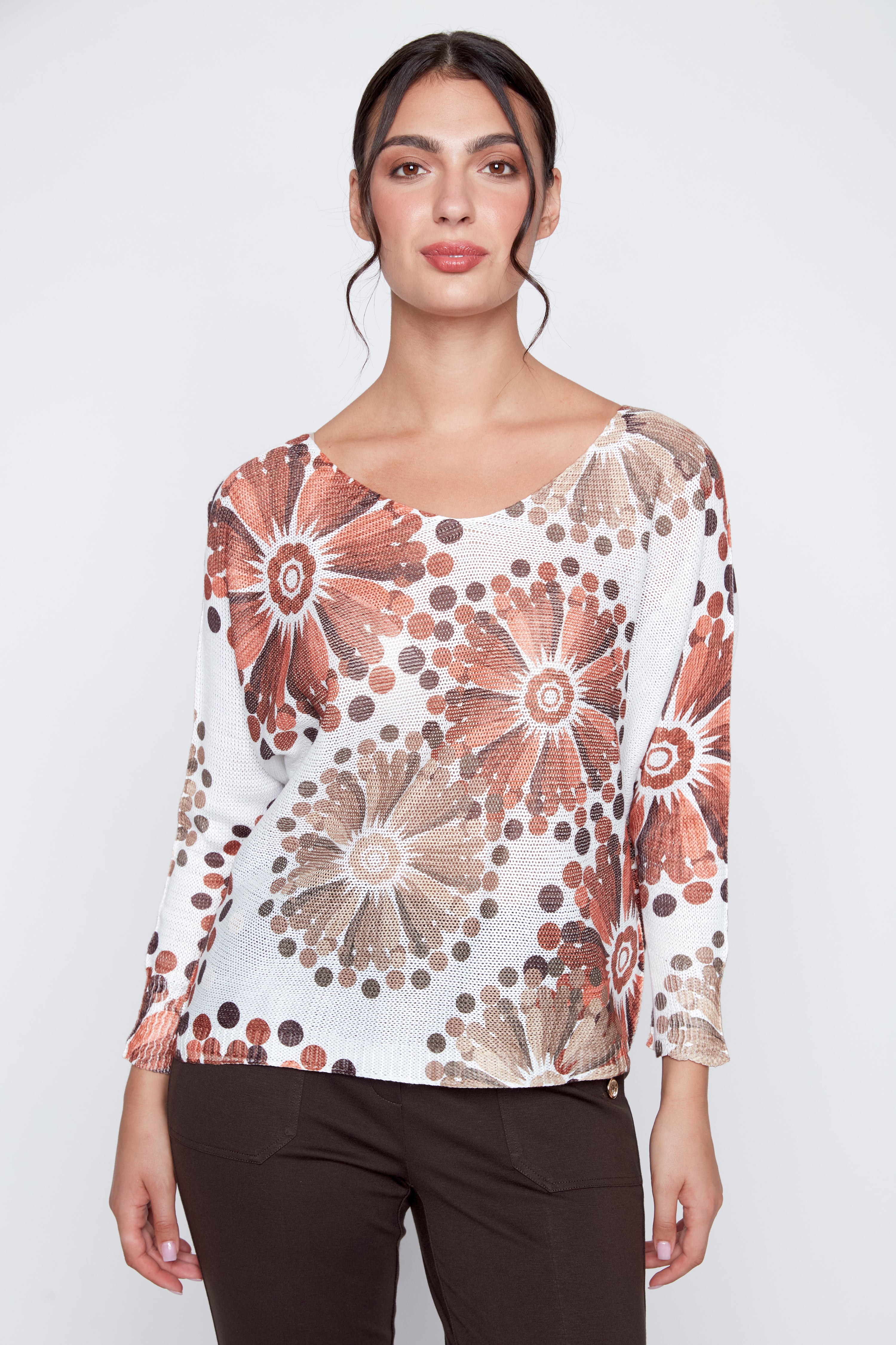 Molecular print sweater