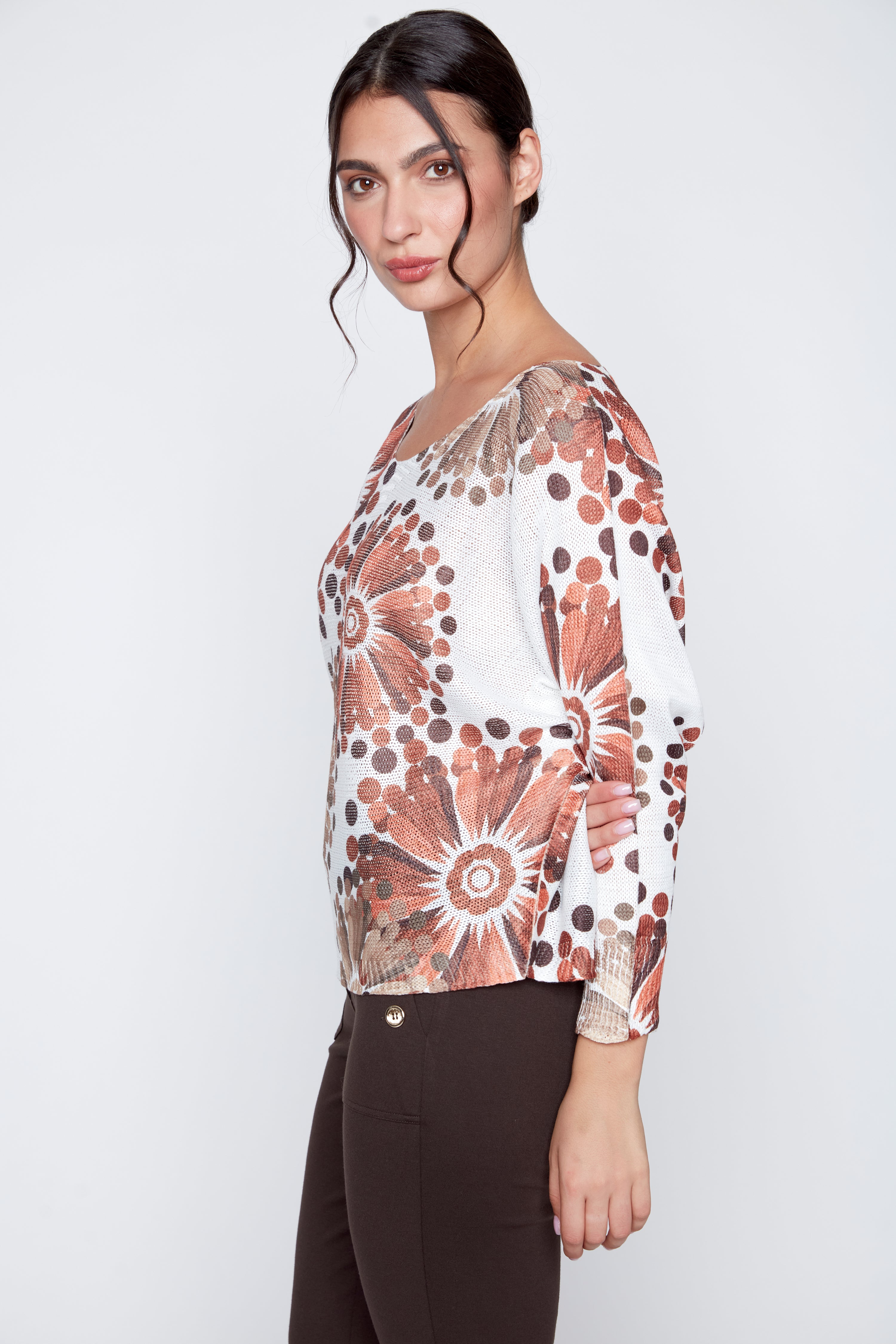 Molecular print sweater