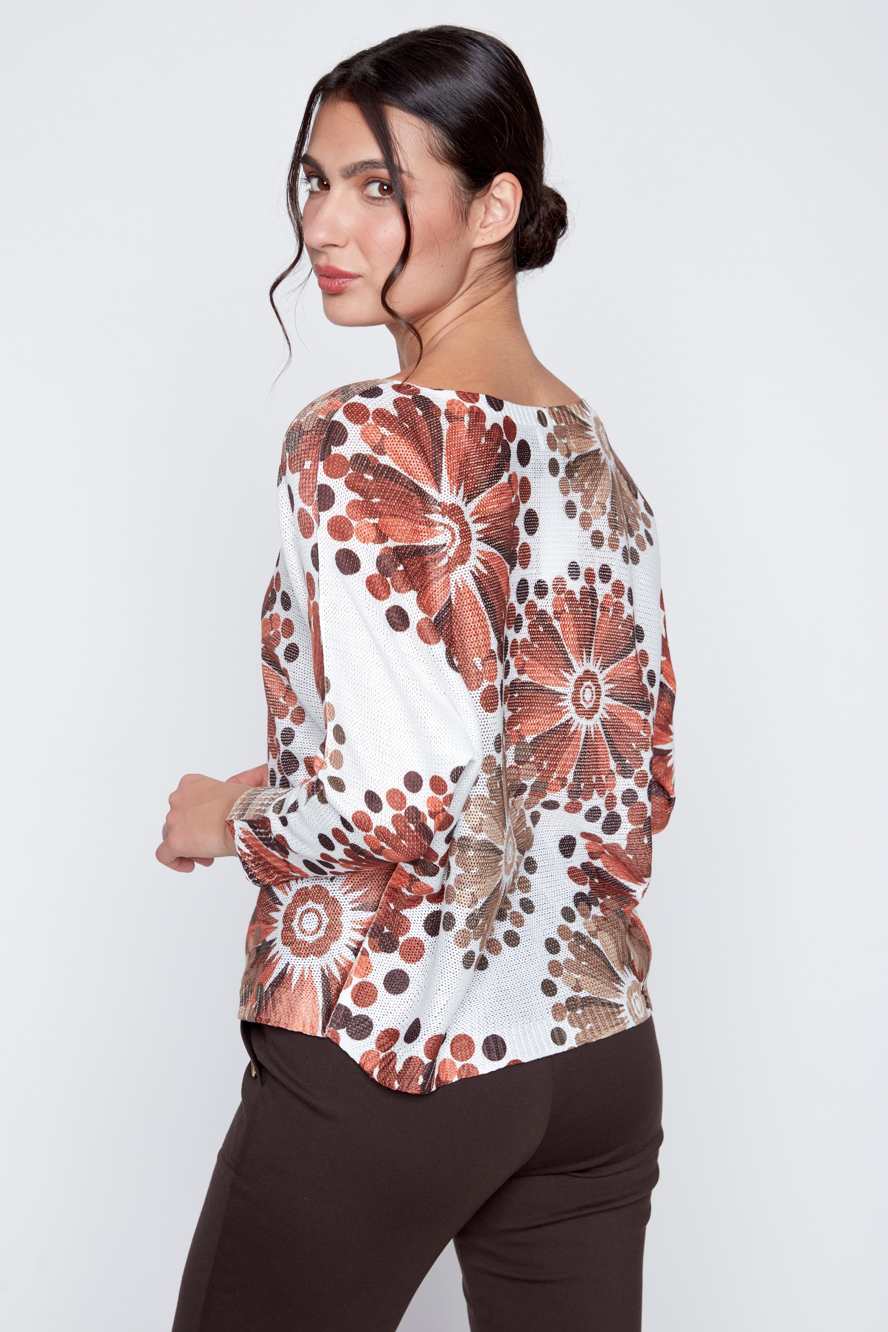 Molecular print sweater