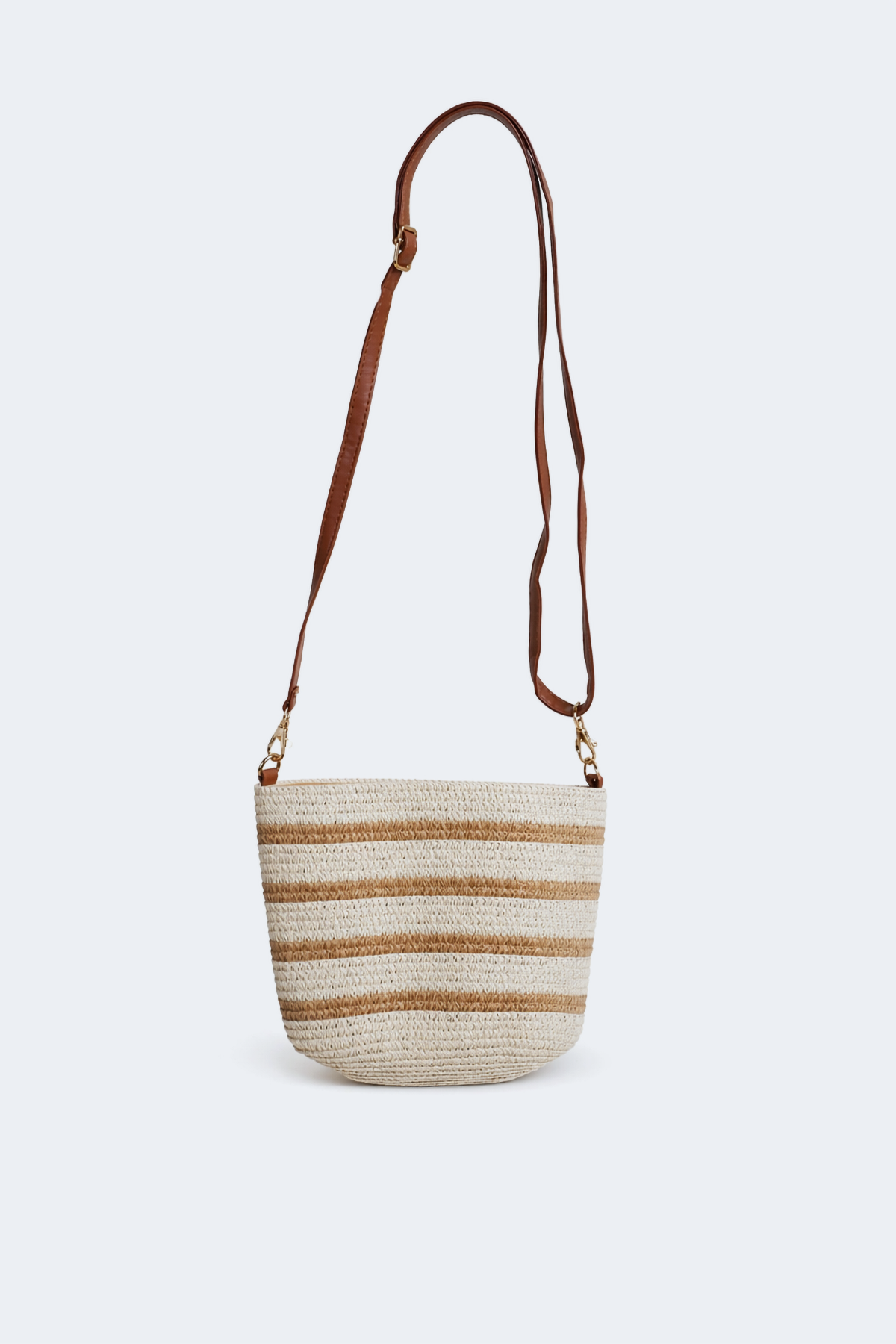 Stripe crossbody bag