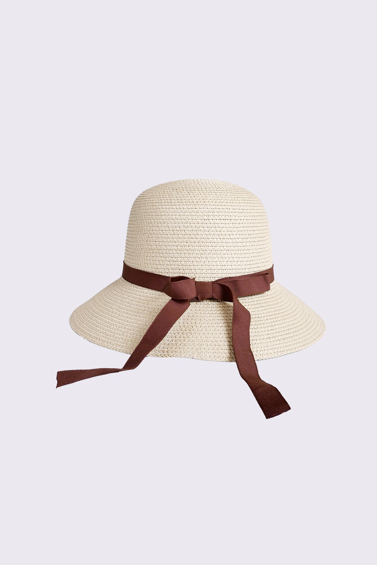 Ribbon band straw sun hat