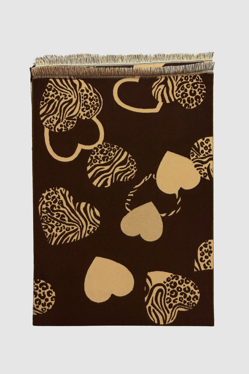 Assorted hearts scarf