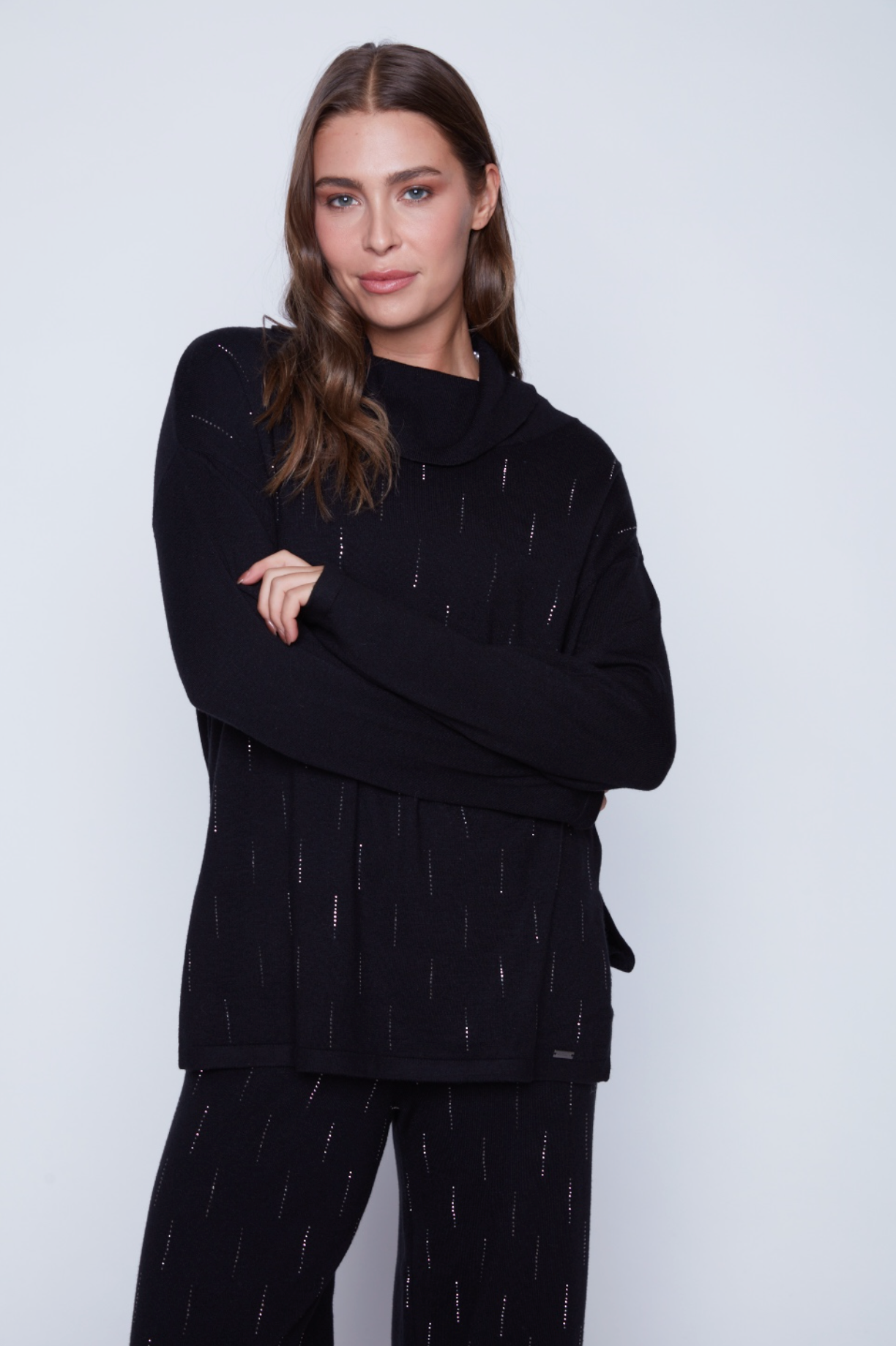 Rhinestone detail tunic