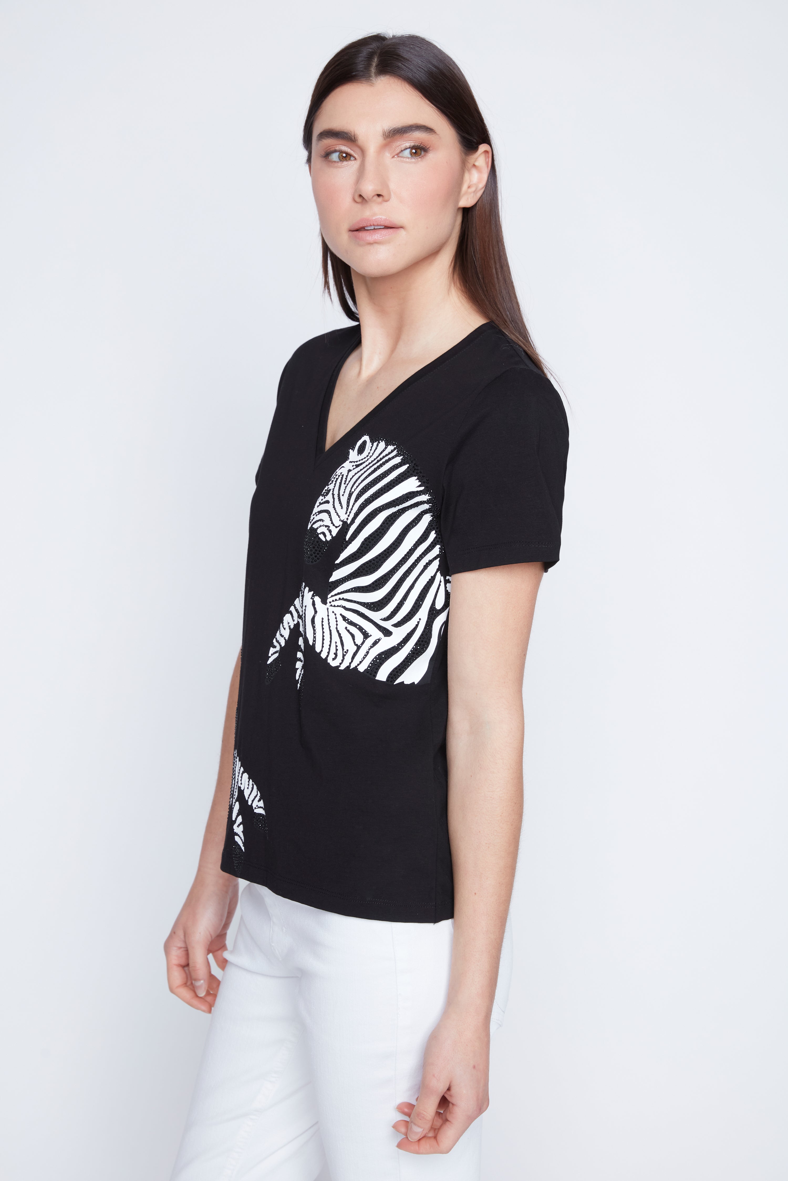 Zebra screen design t-shirt