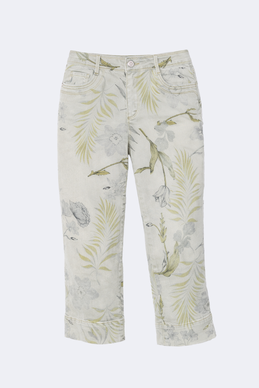 Le capri à imprimé tropical
