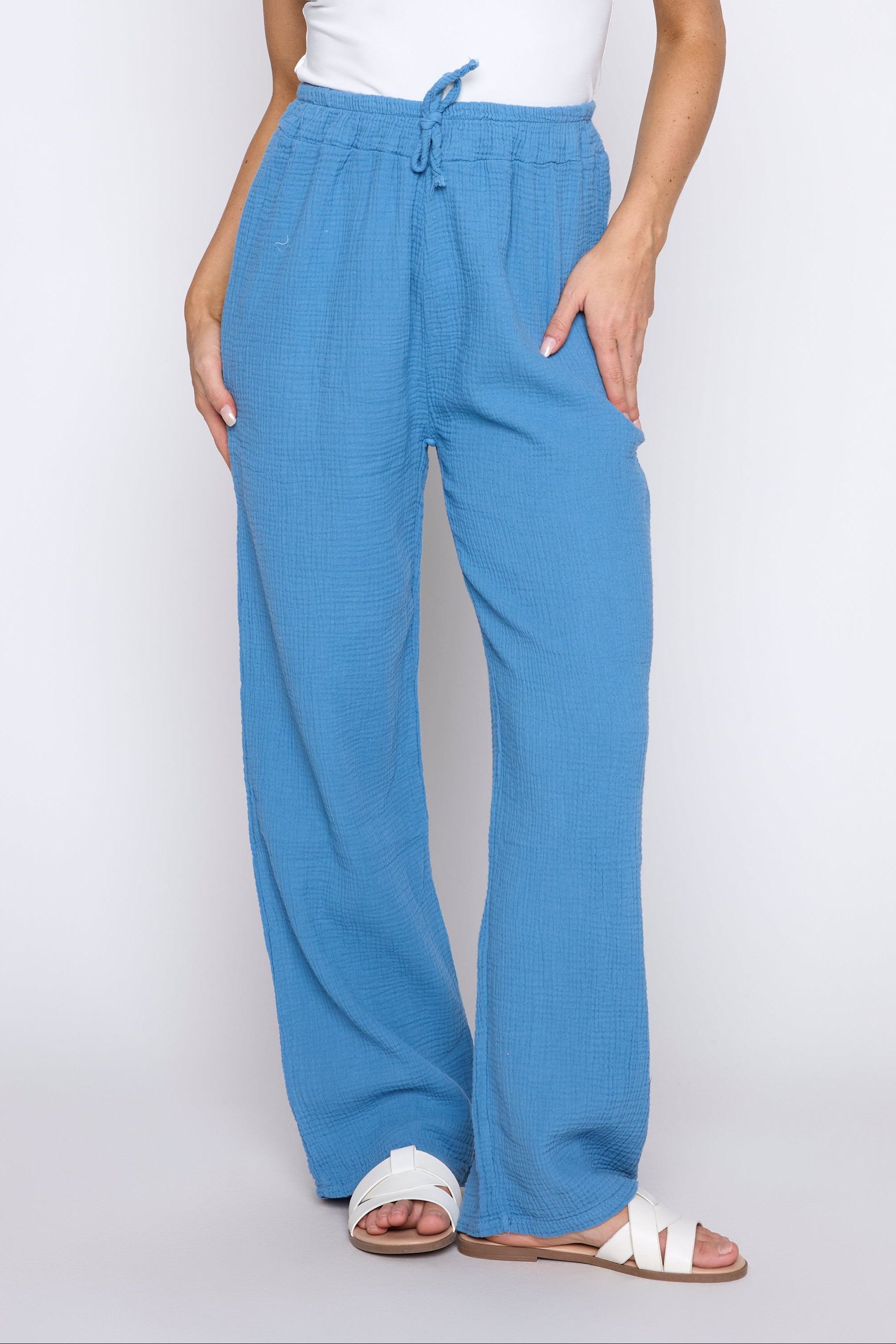 Cotton gauze pant