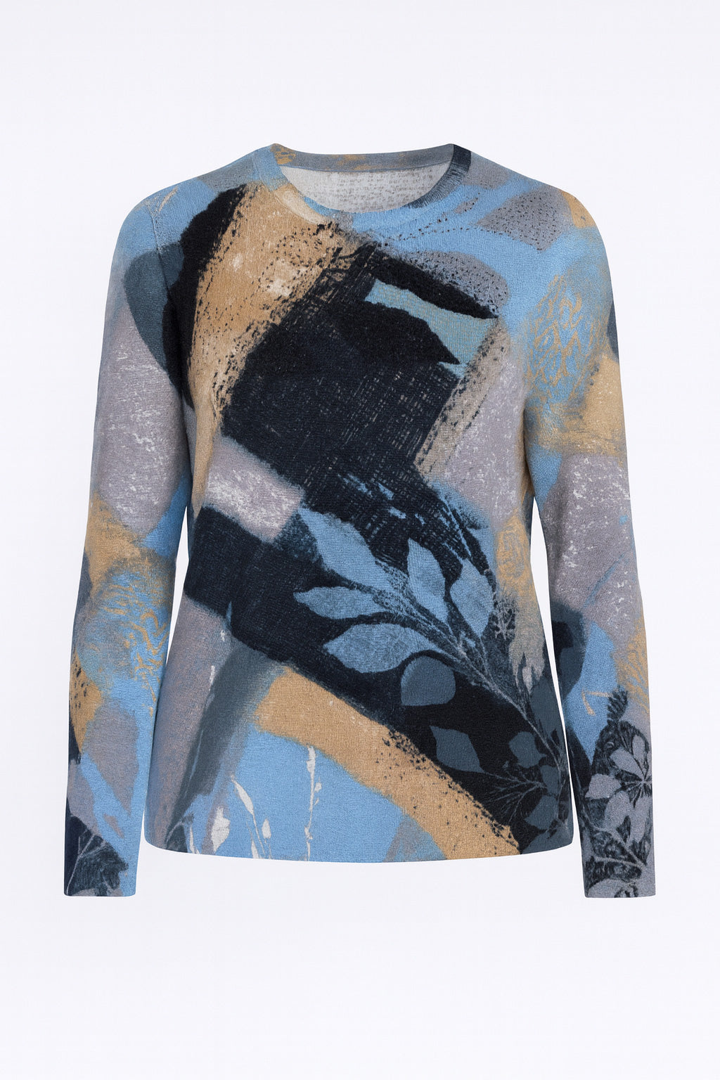 Le pull en maille légère imprimée