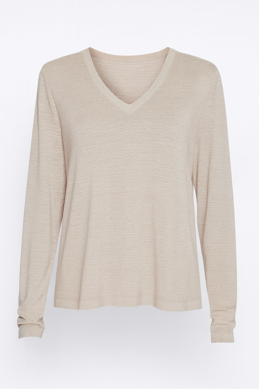 Le pull texturé avec détails en lurex