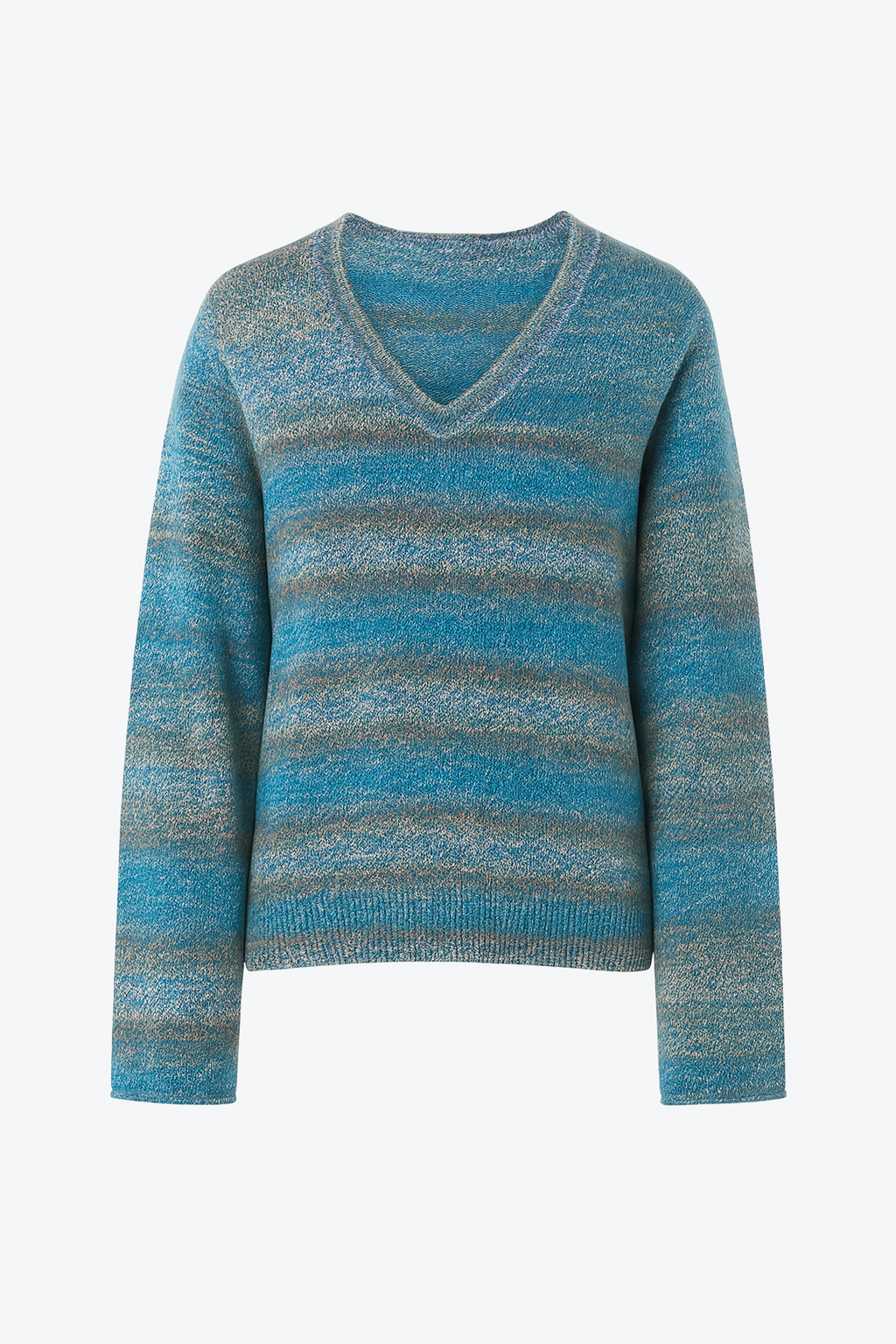 Le pull en coton teinté