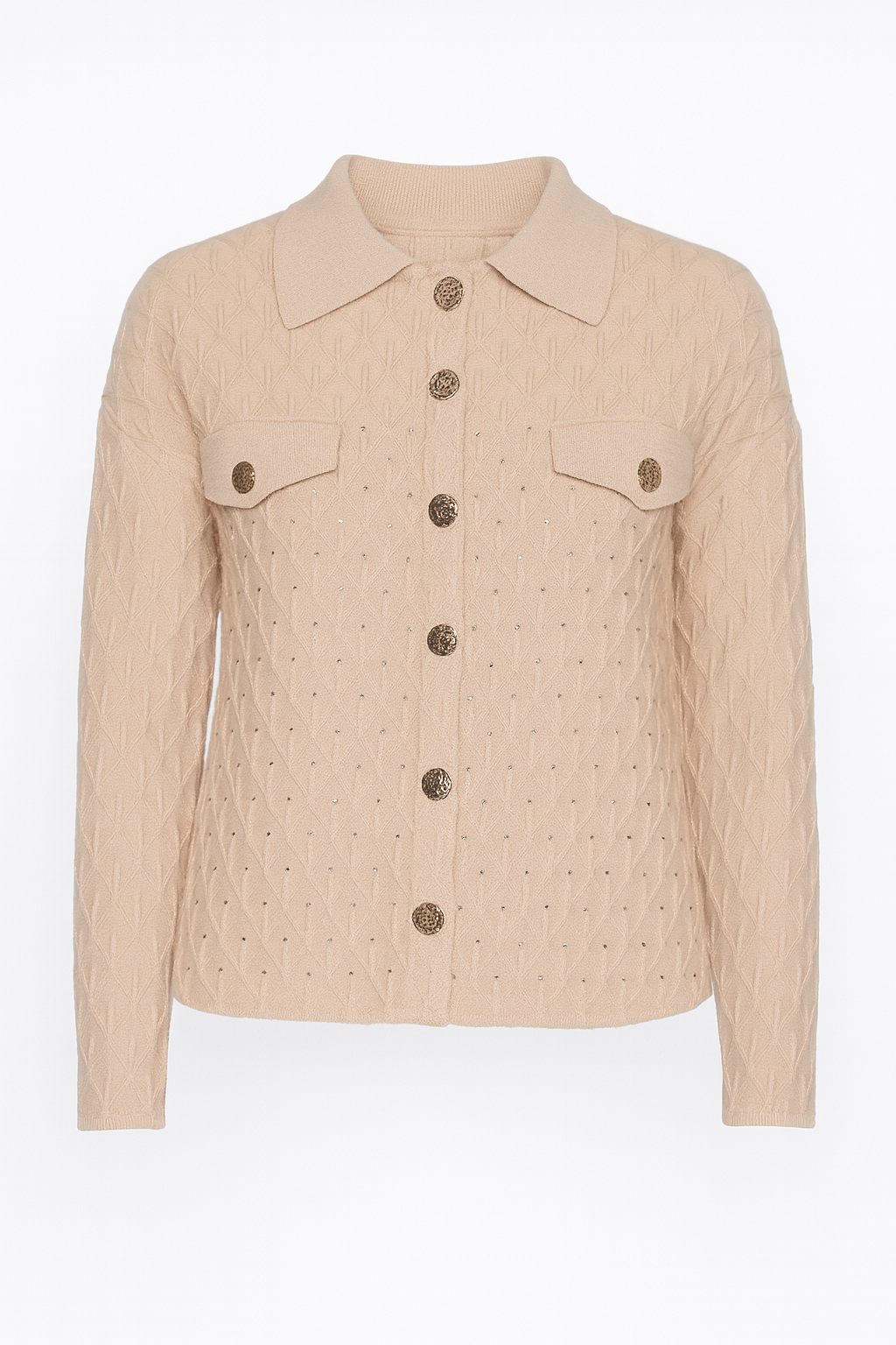 Embossed shacket