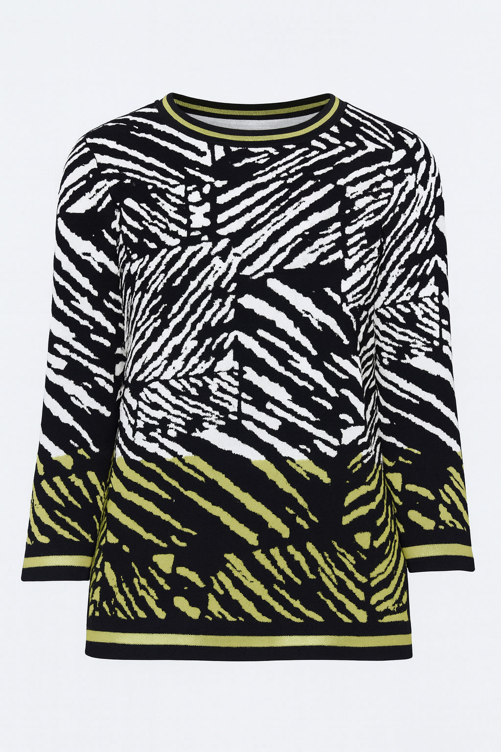 Le pull en maille légère imprimée