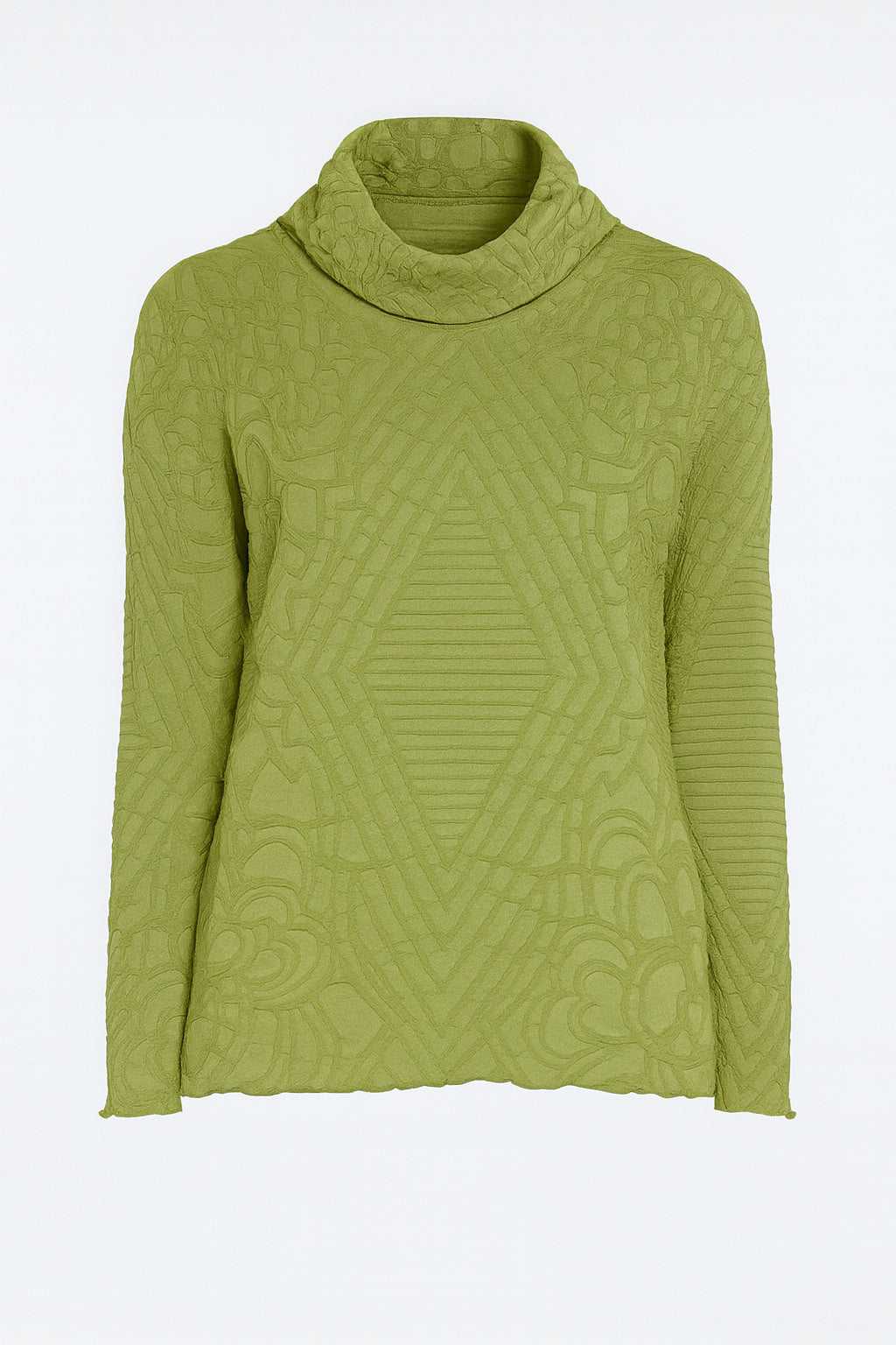 Le haut fleuri plissé