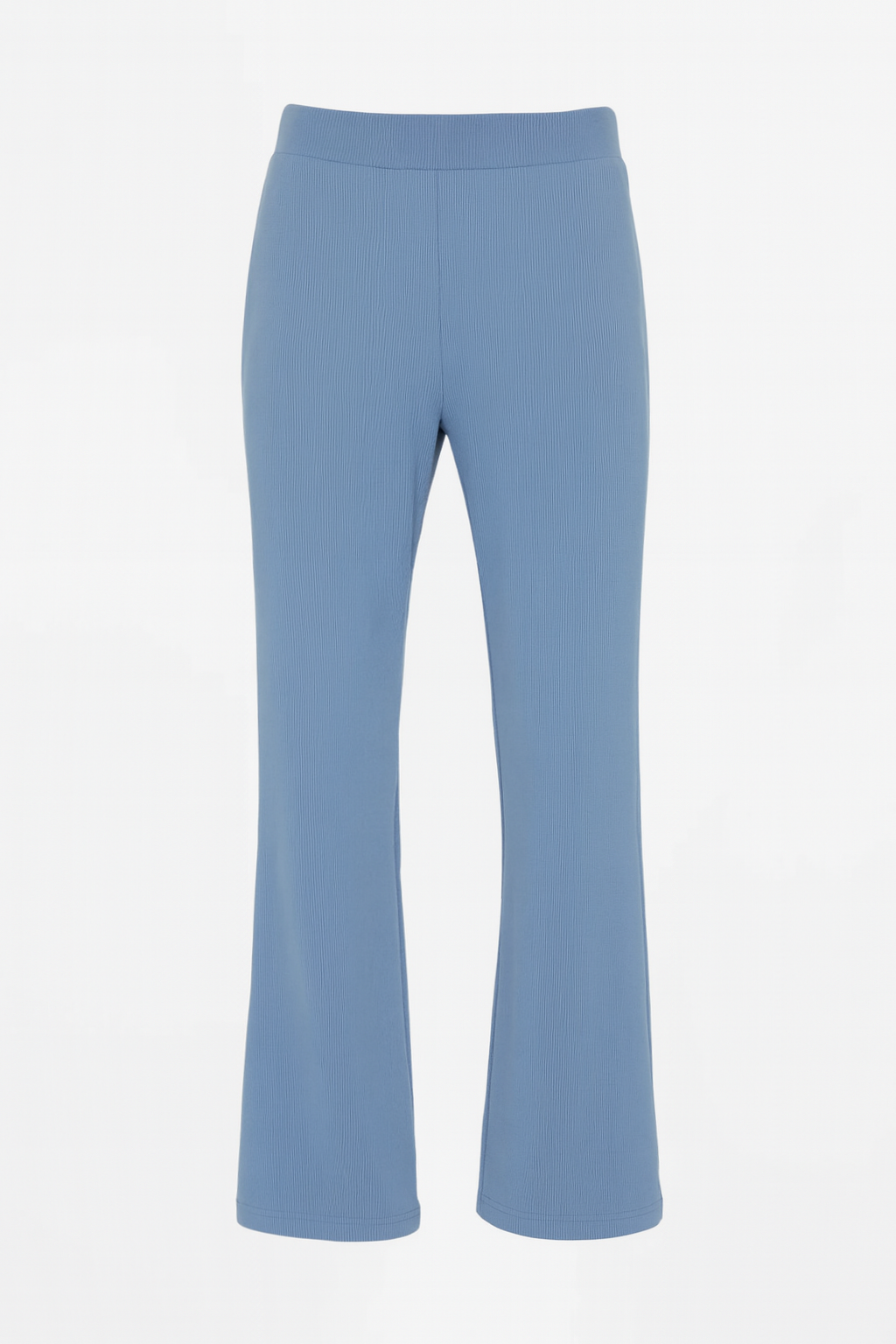 Le pantalon en tricot scuba à jambe semi-évasée