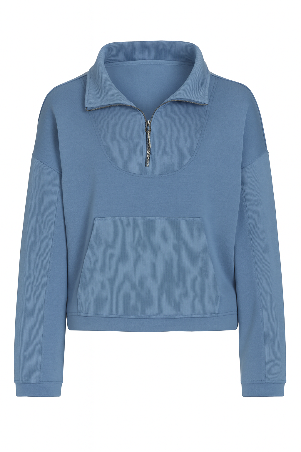 Scuba knit kangaroo top