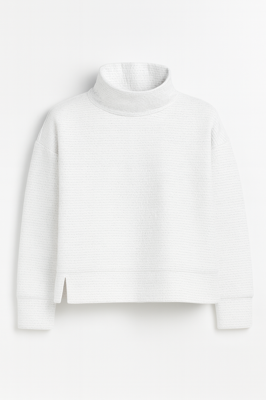 Puckered knit top