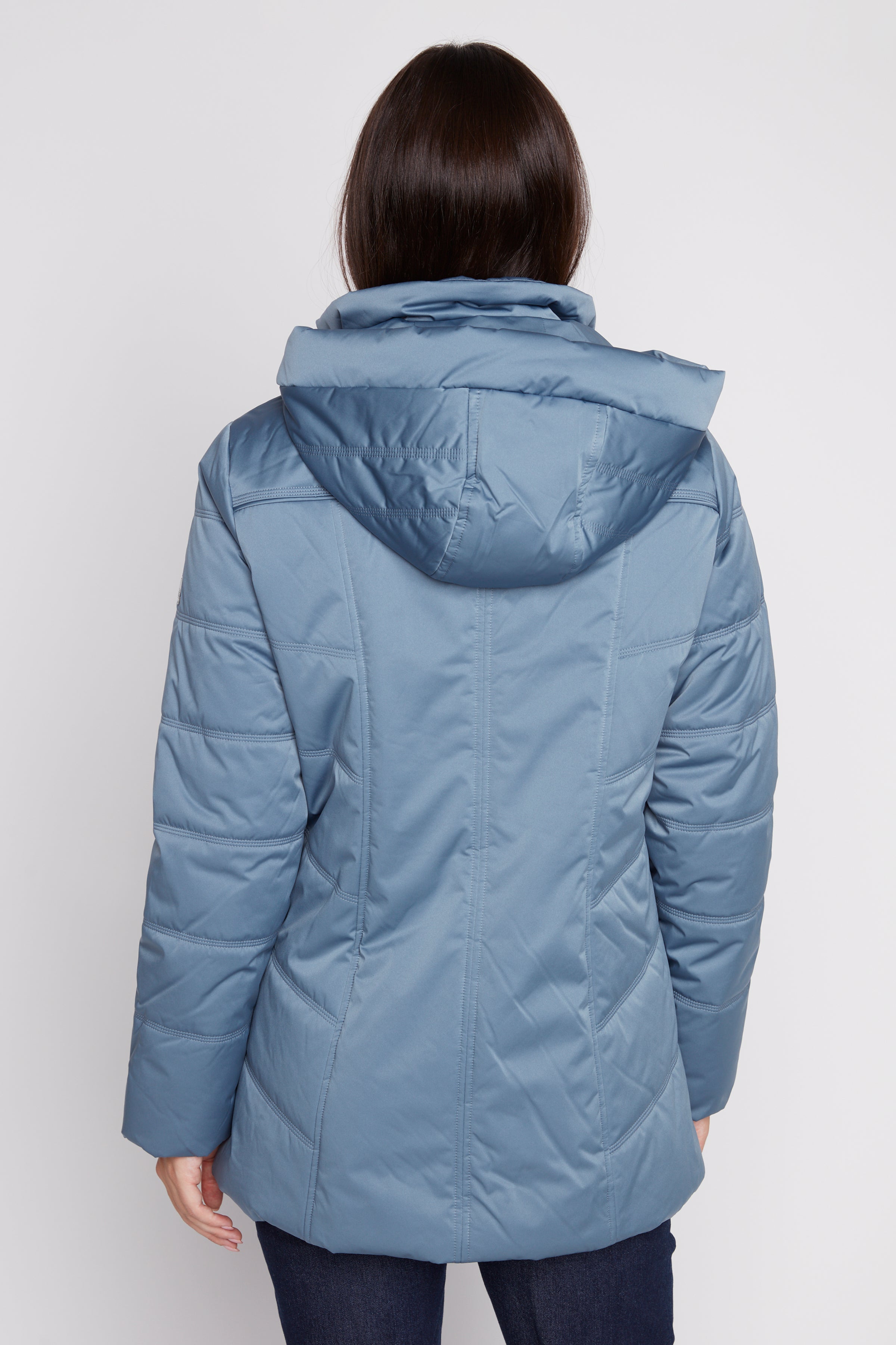 Waterproof quilted jacket BLEU BLUE 14