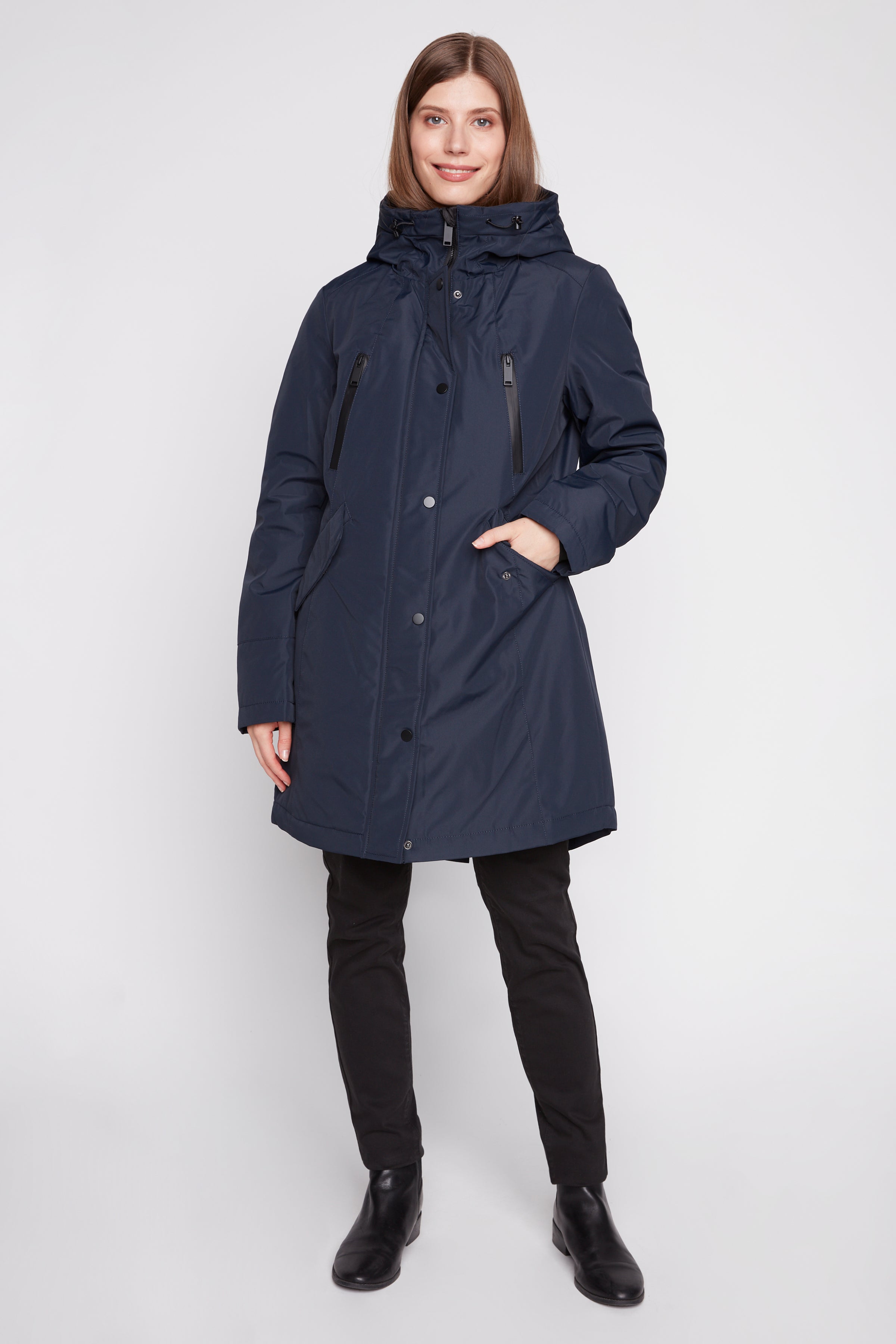 Polyfill hooded jacket