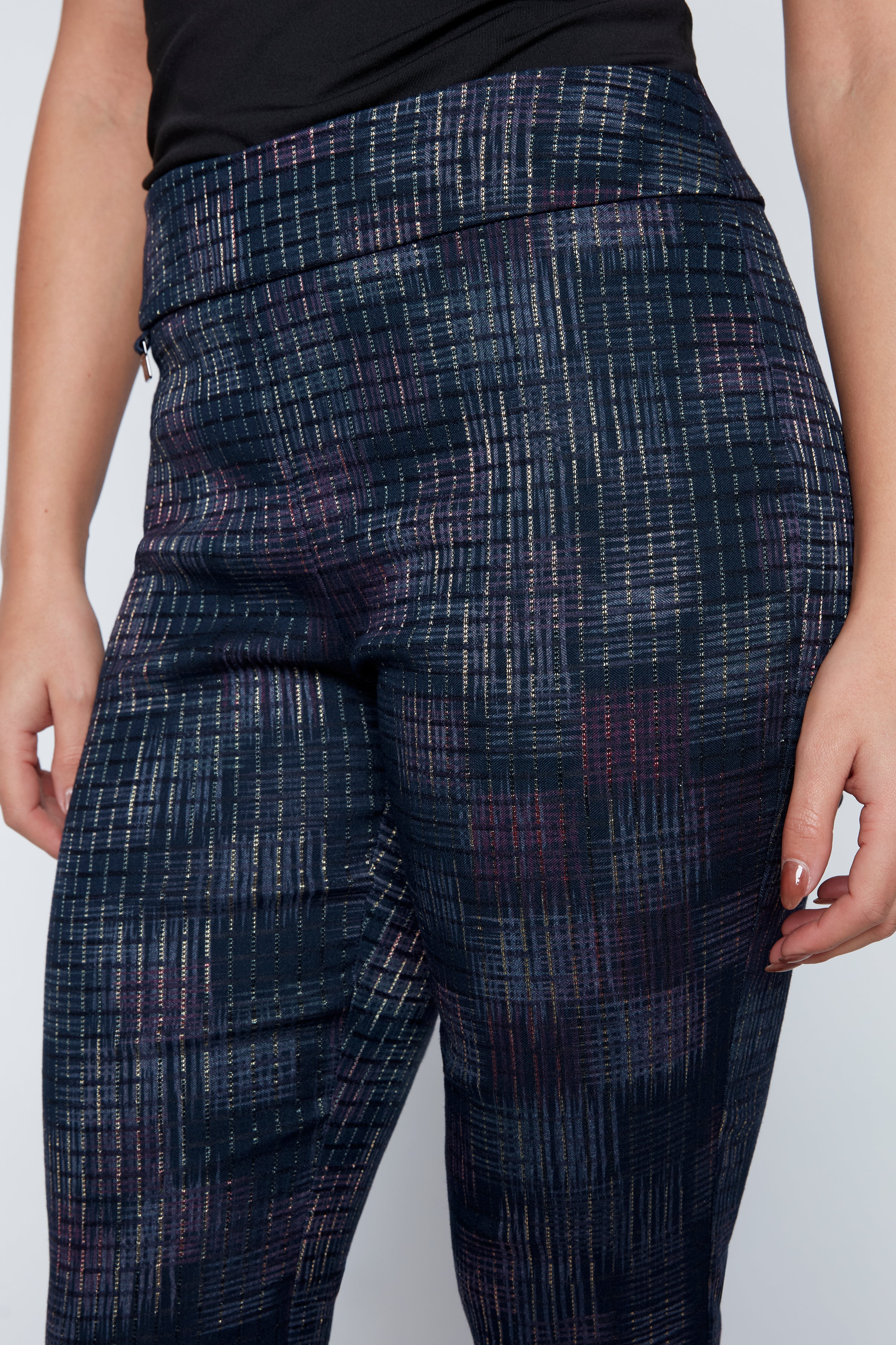 Le pantalon jambe étroite imprimé