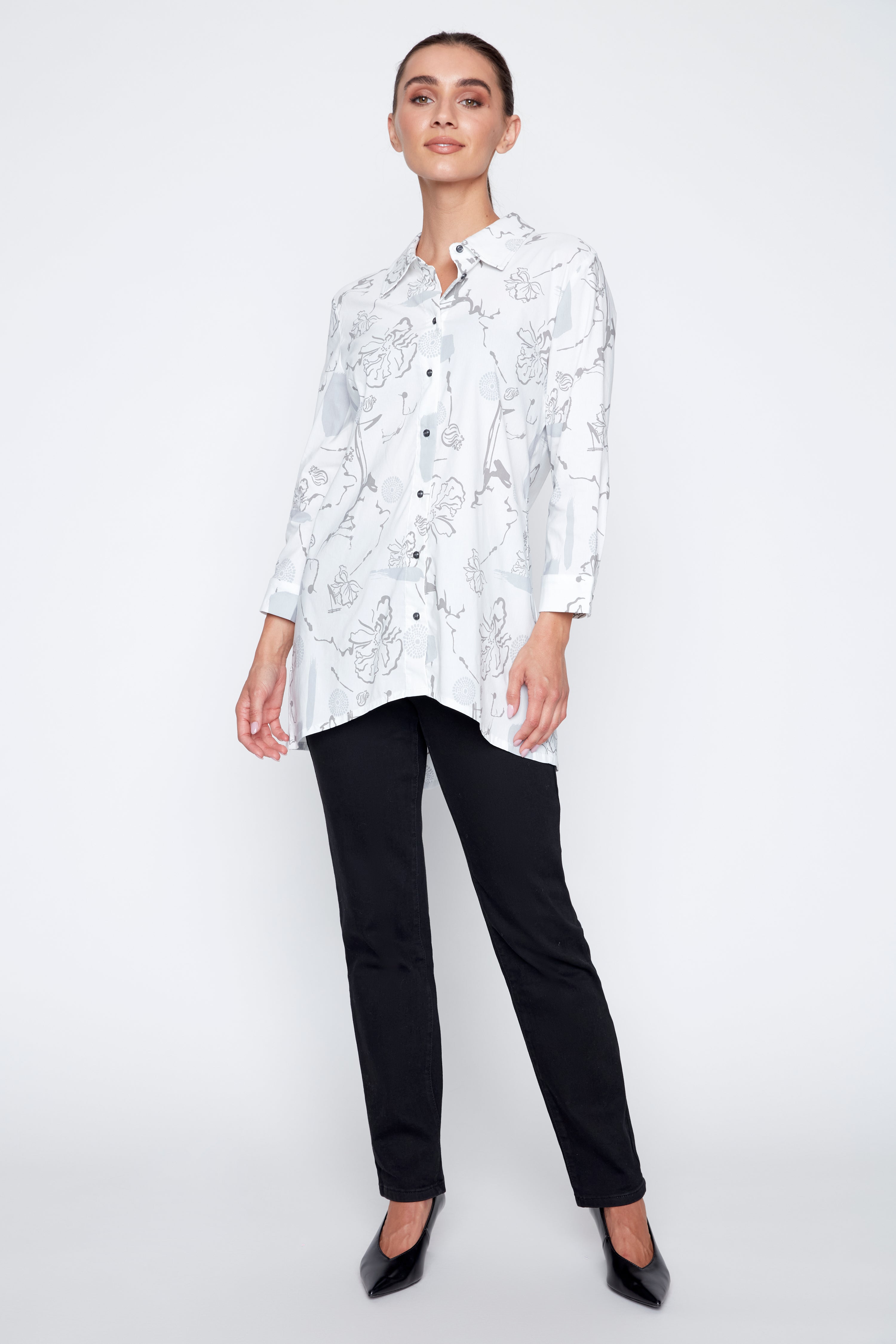 La tunique chemise imprimée