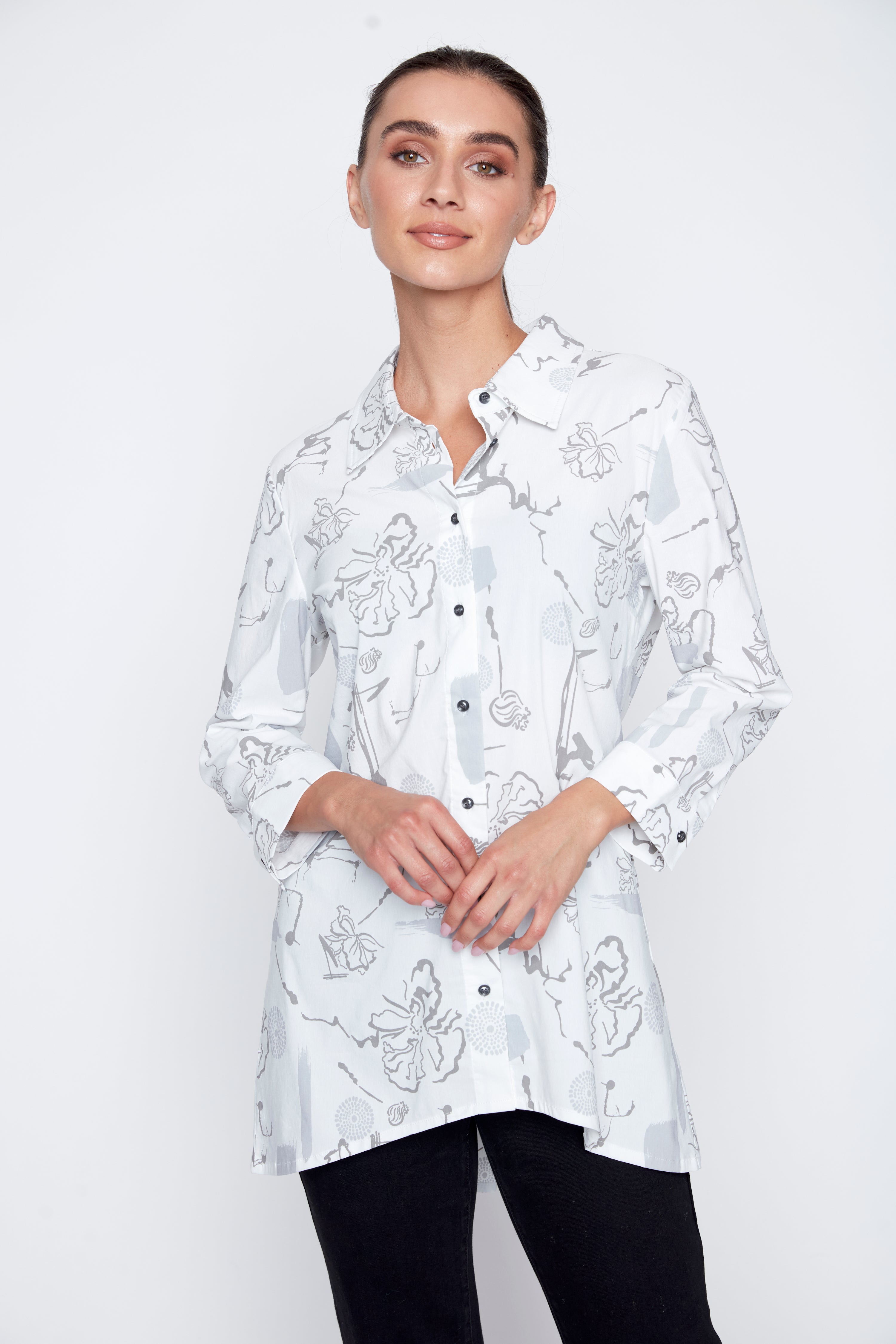 La tunique chemise imprimée