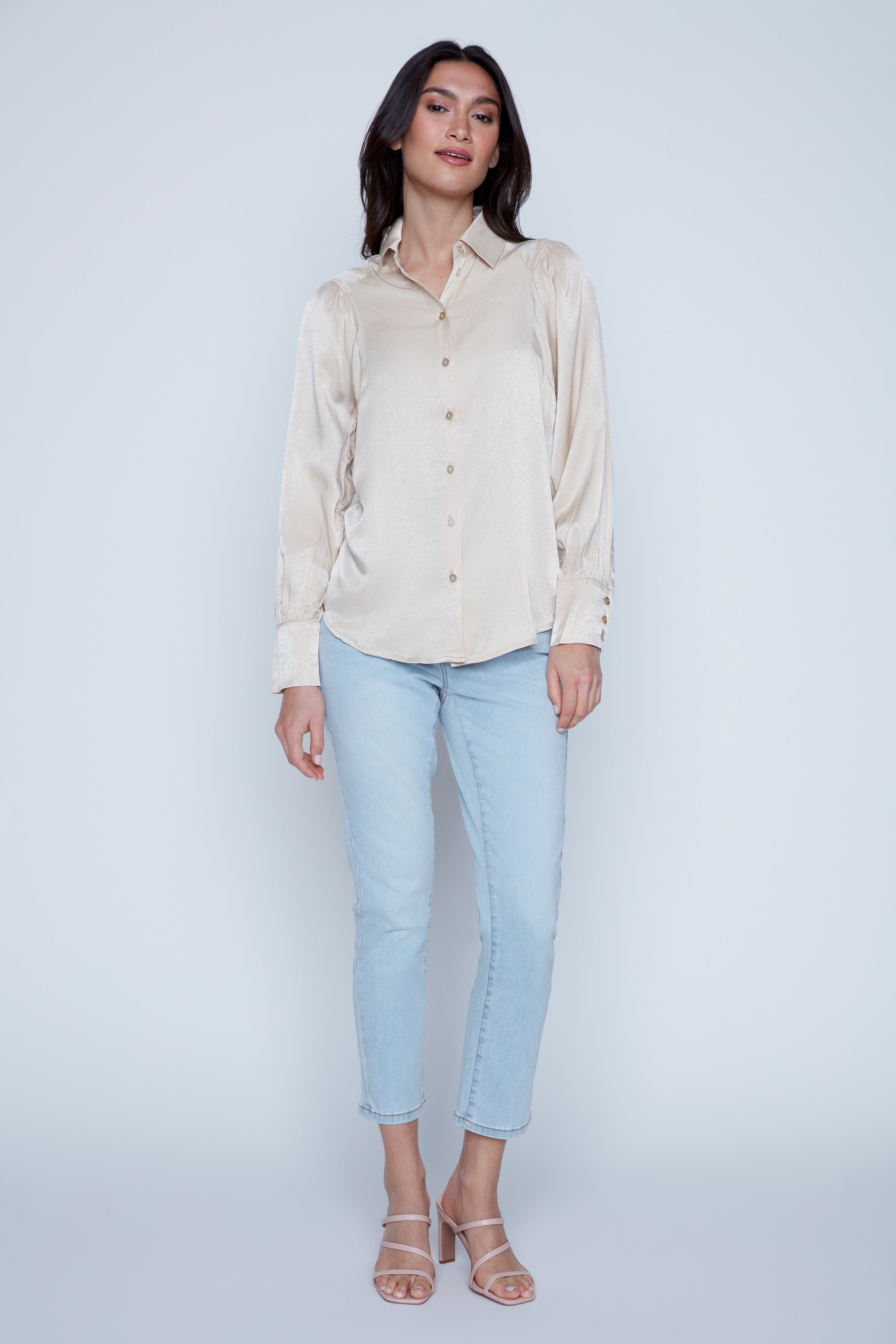 Solid blouse
