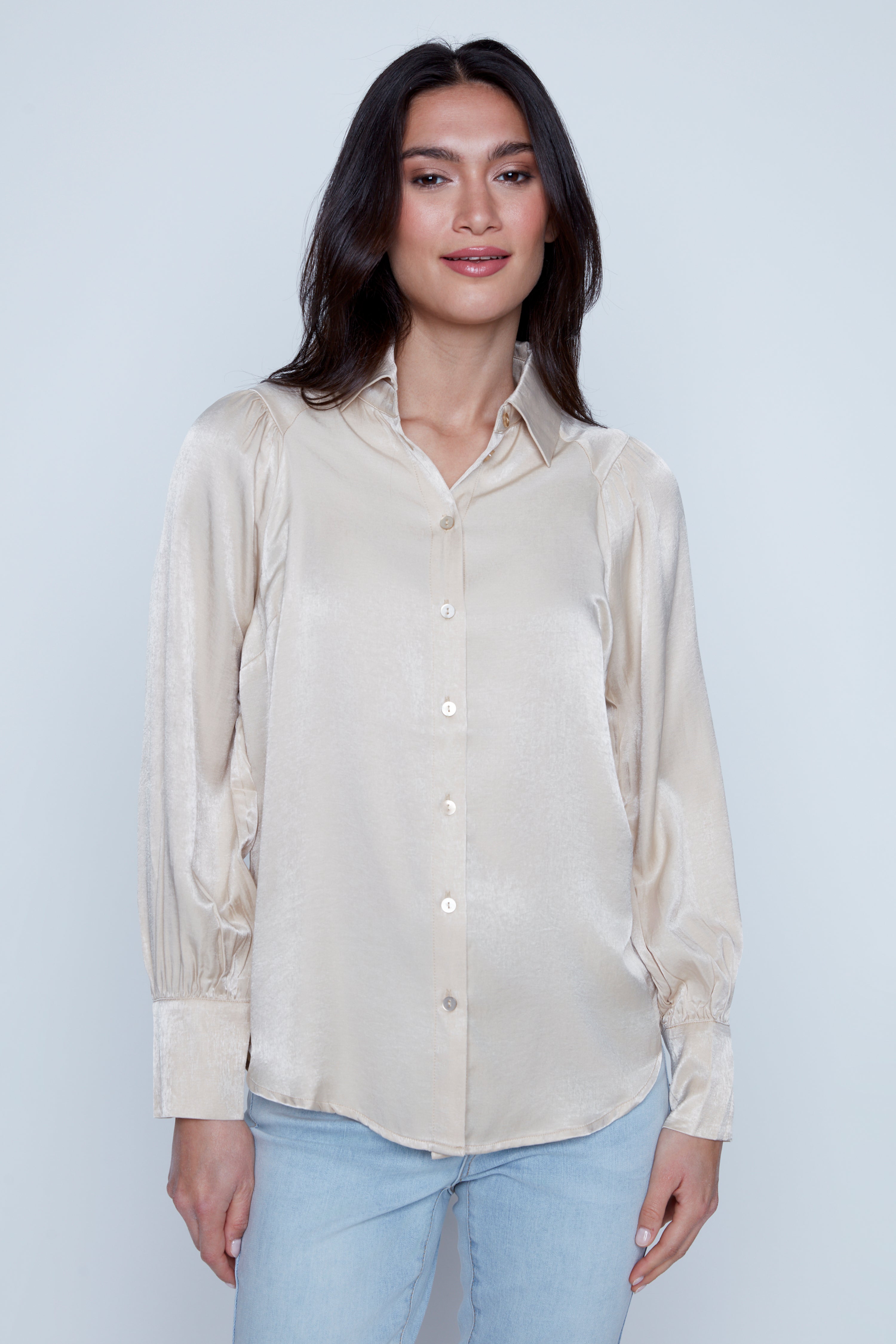 Solid blouse