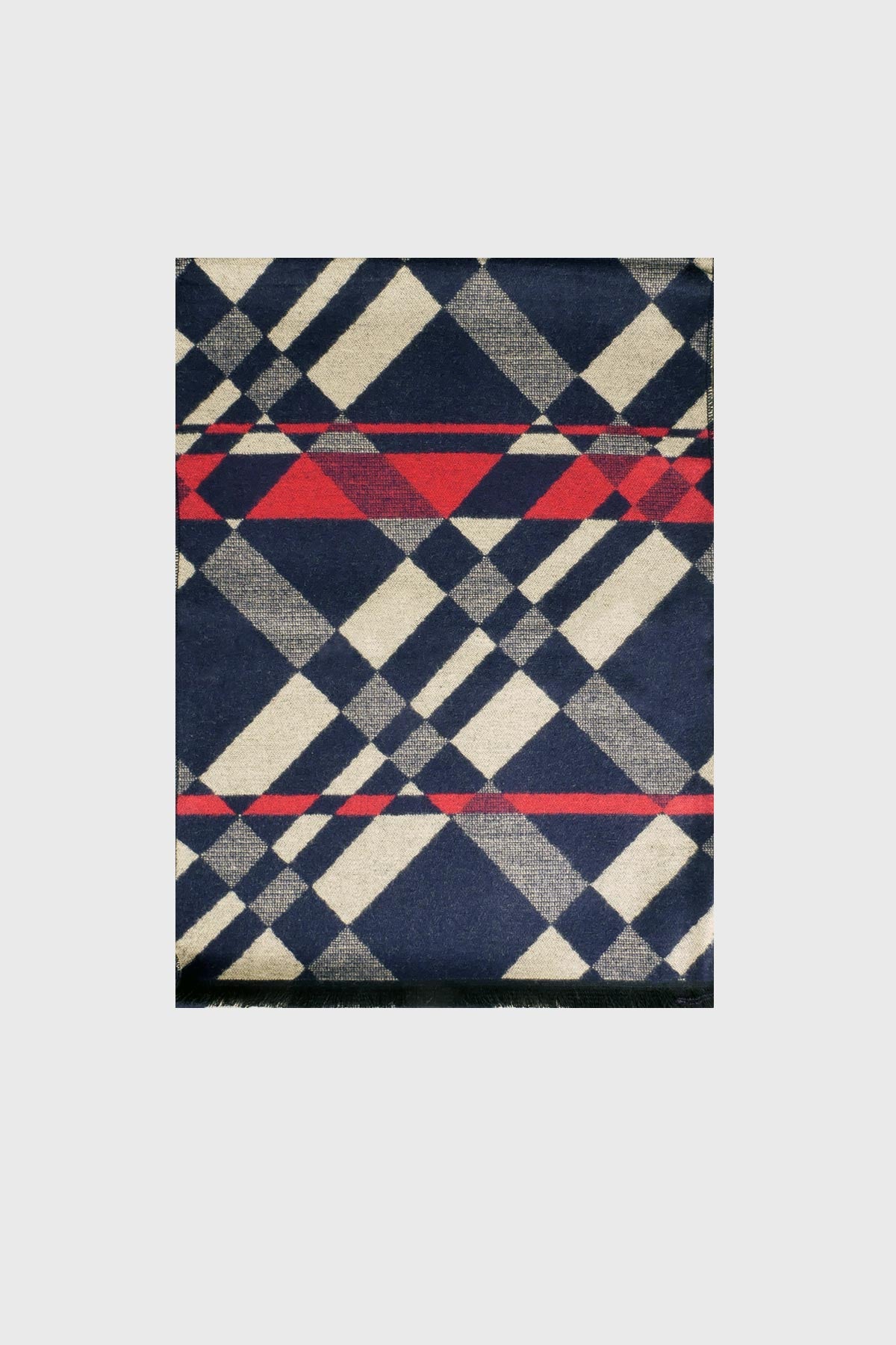 Le foulard à motif géométrique