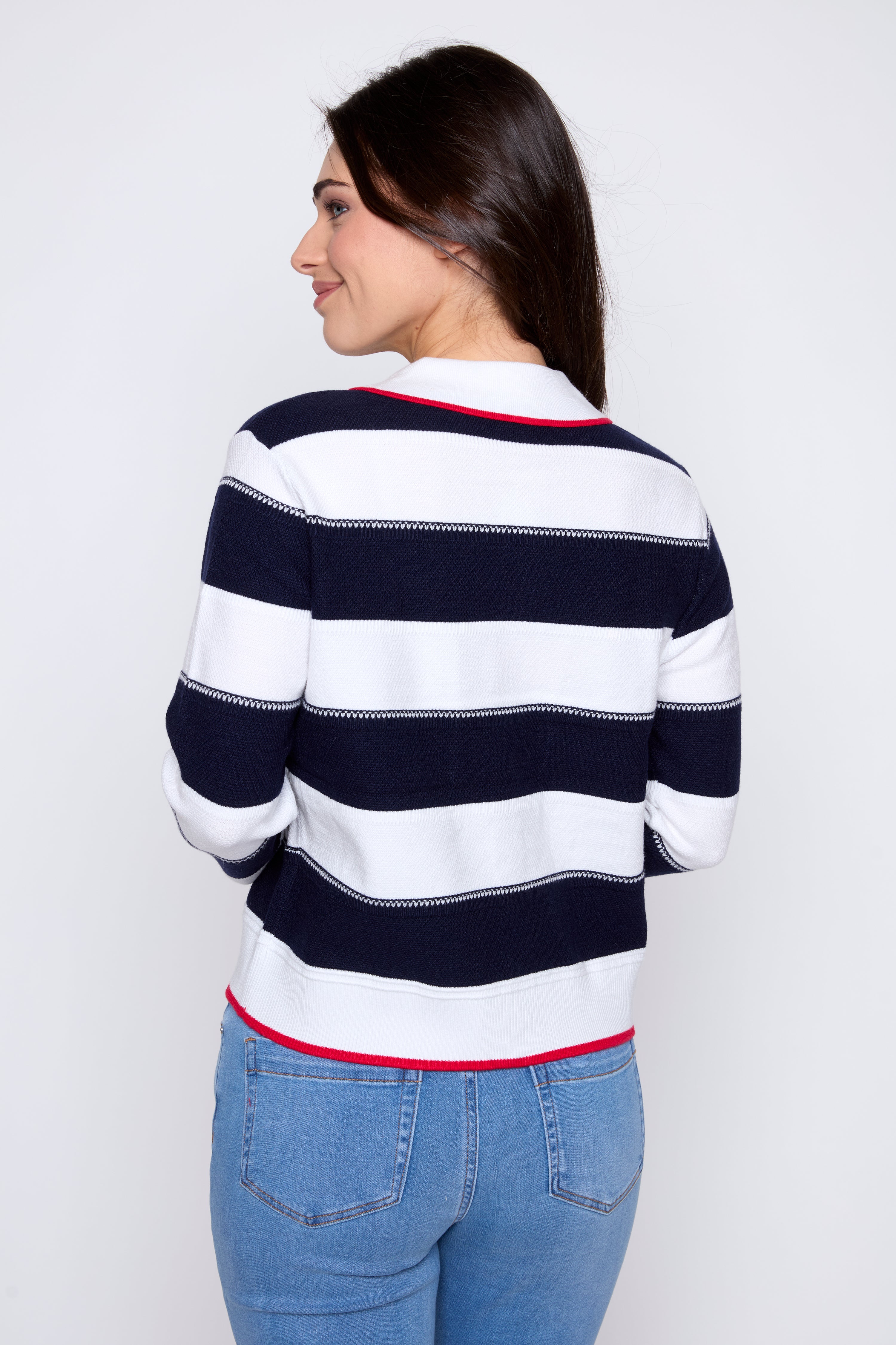 Stripe cardigan