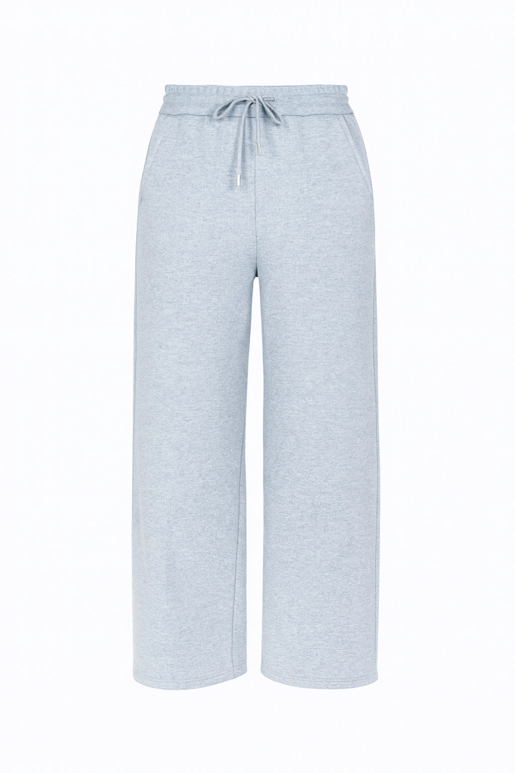 Le pantalon en eponge français avec détails en strass