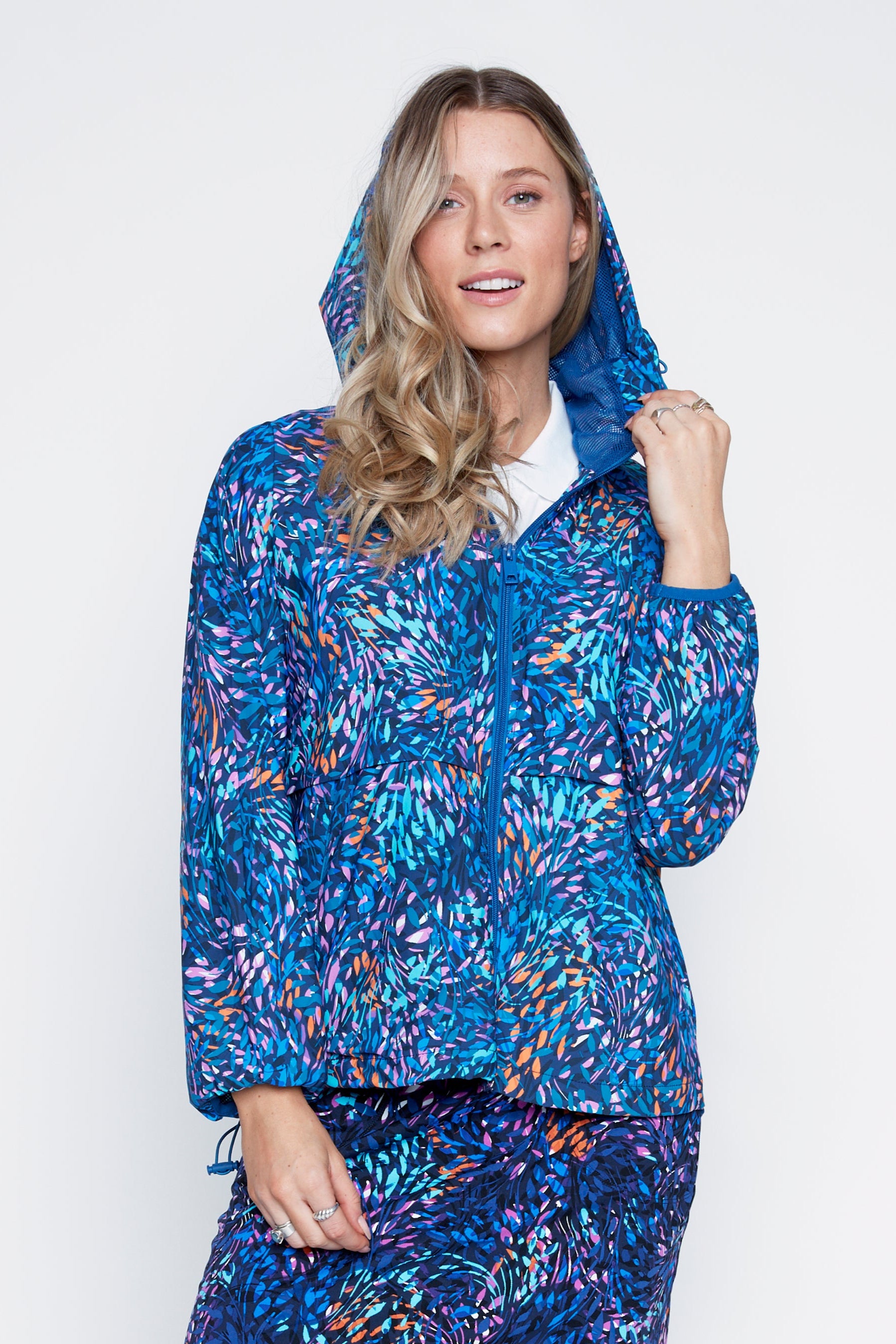 Printed nylon jacket