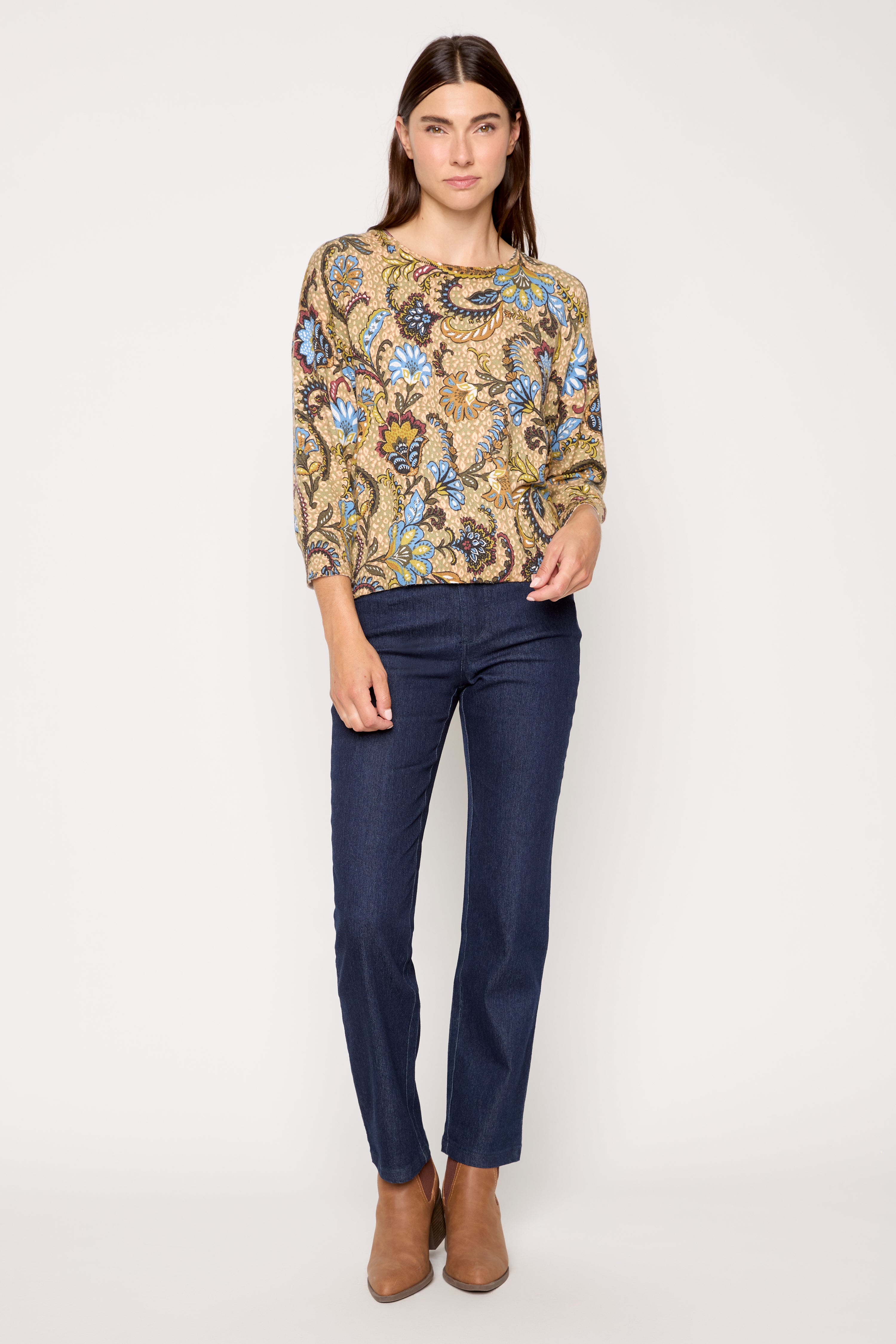 Light Weight Printed Sweater