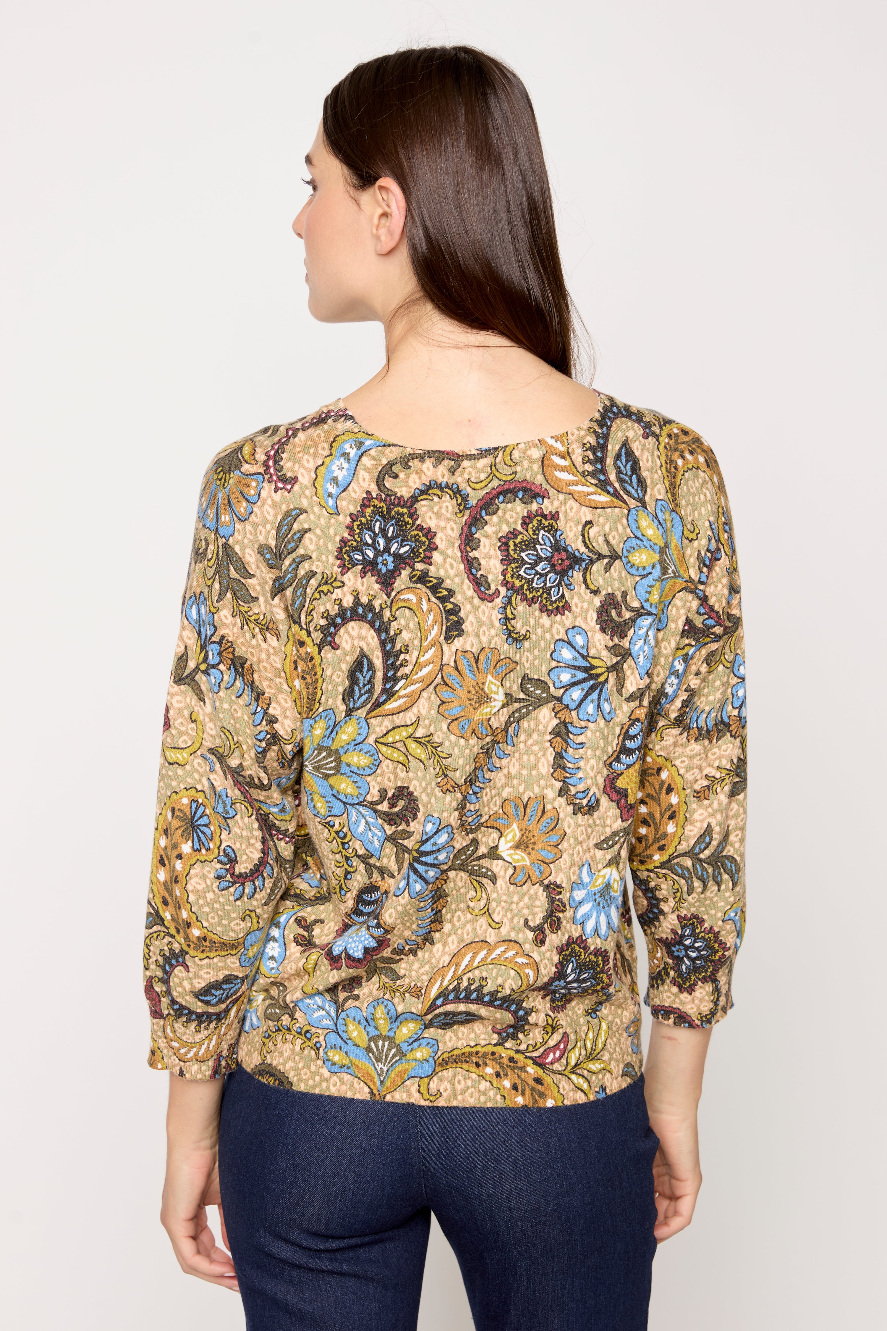 Light Weight Printed Sweater