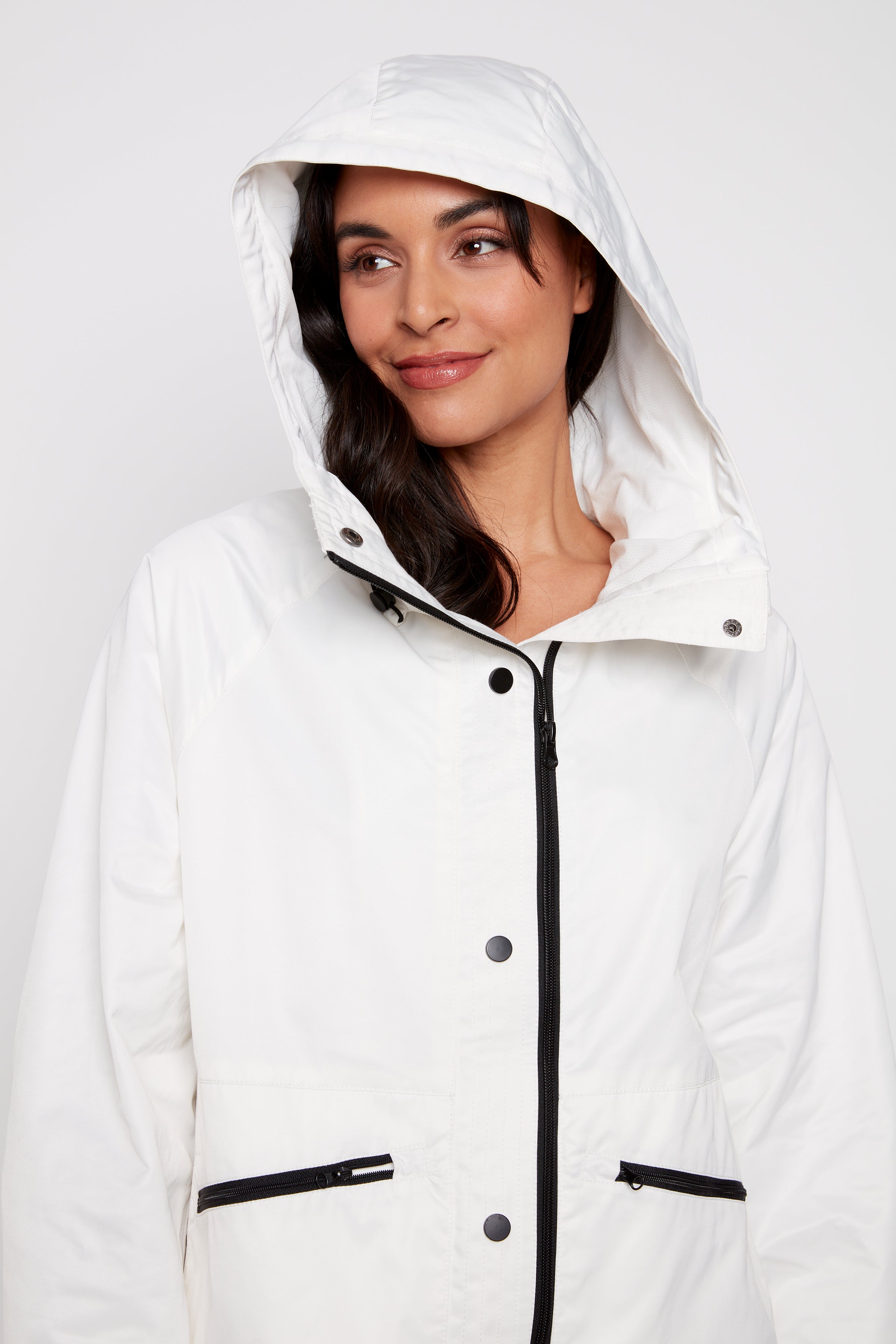 Hooded raincoat