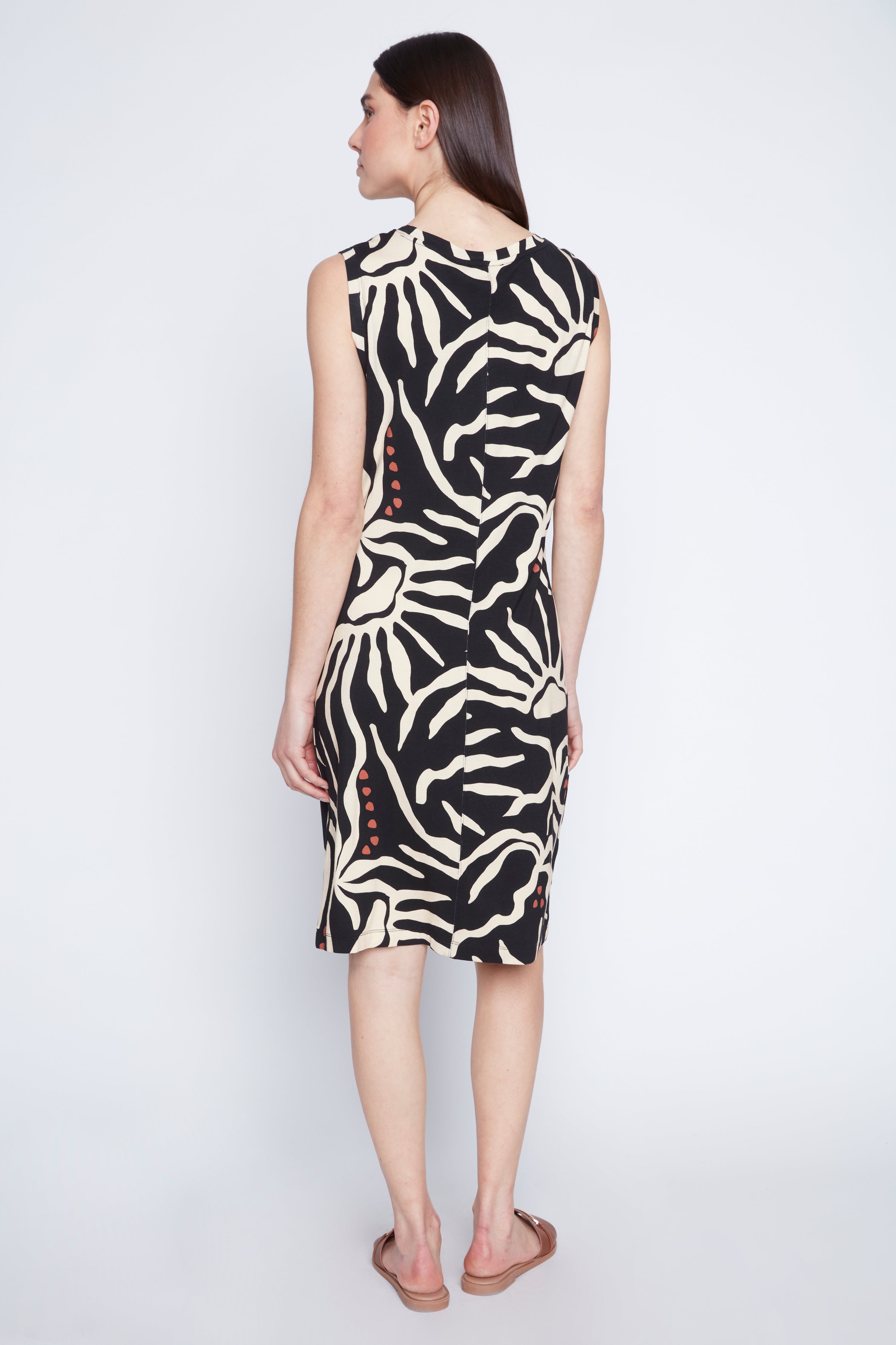 La robe imprimée à nœuds torsadés