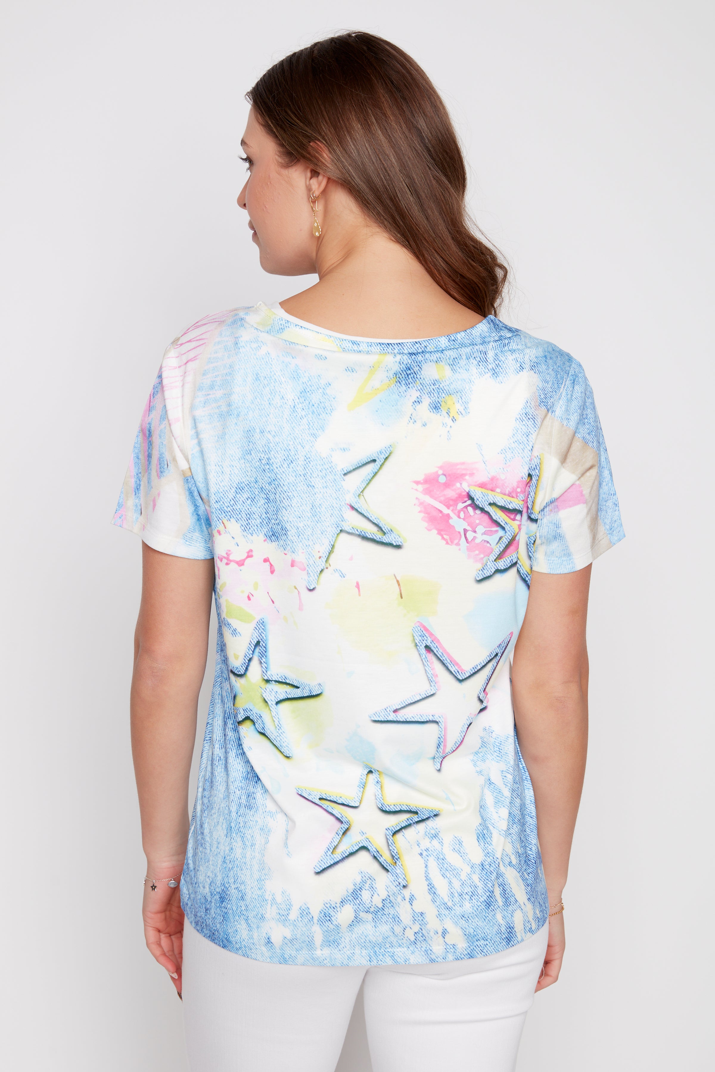 Stars design t-shirt