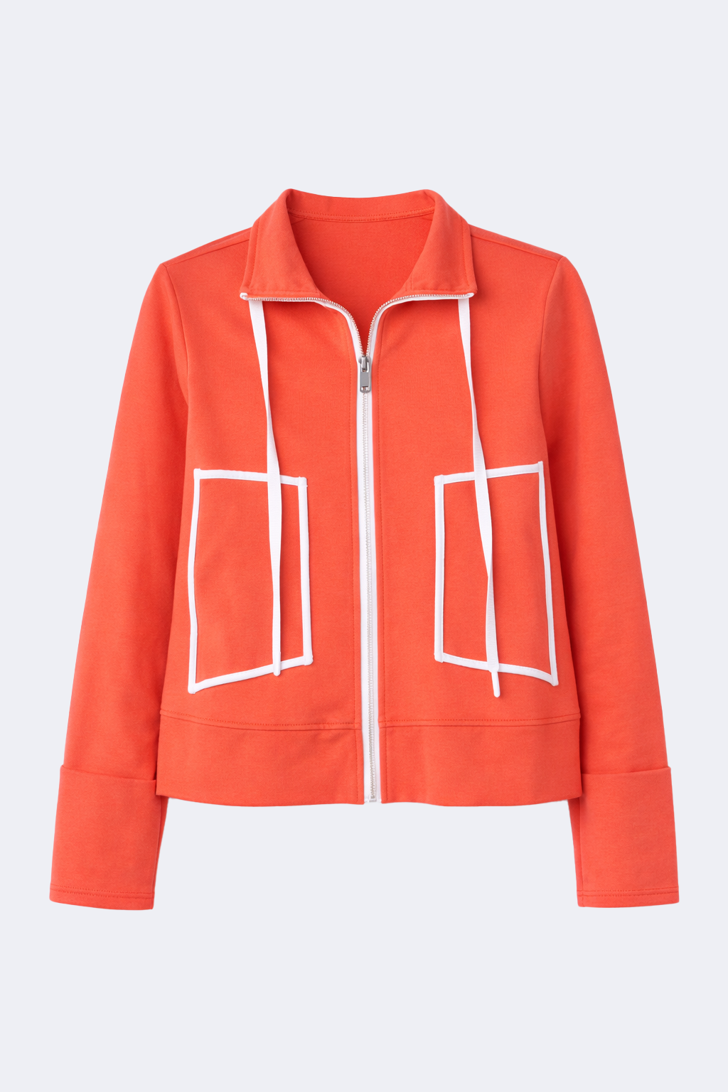 La veste en coton à fermeture éclair