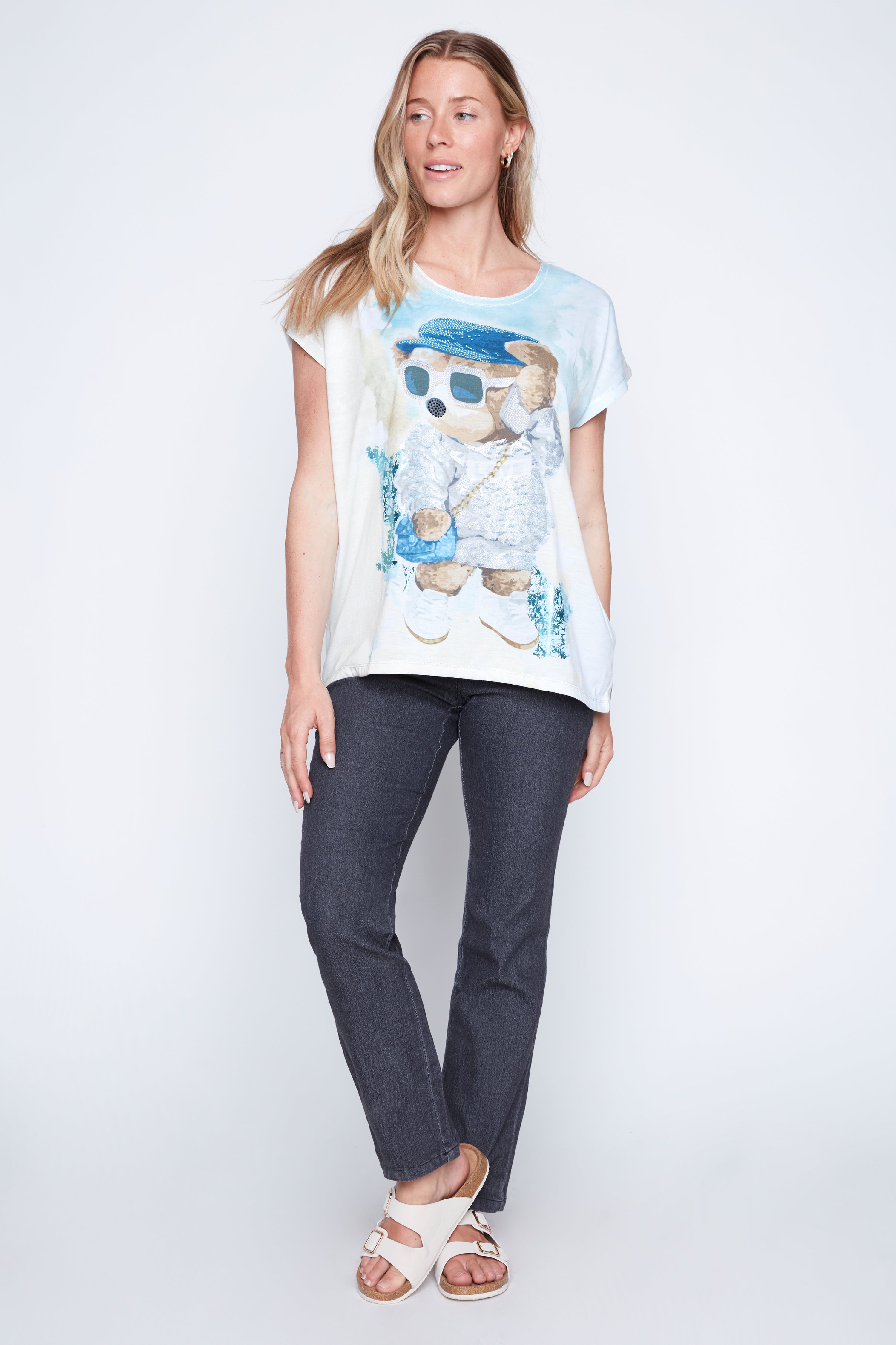 Cool bear sparkle t-shirt