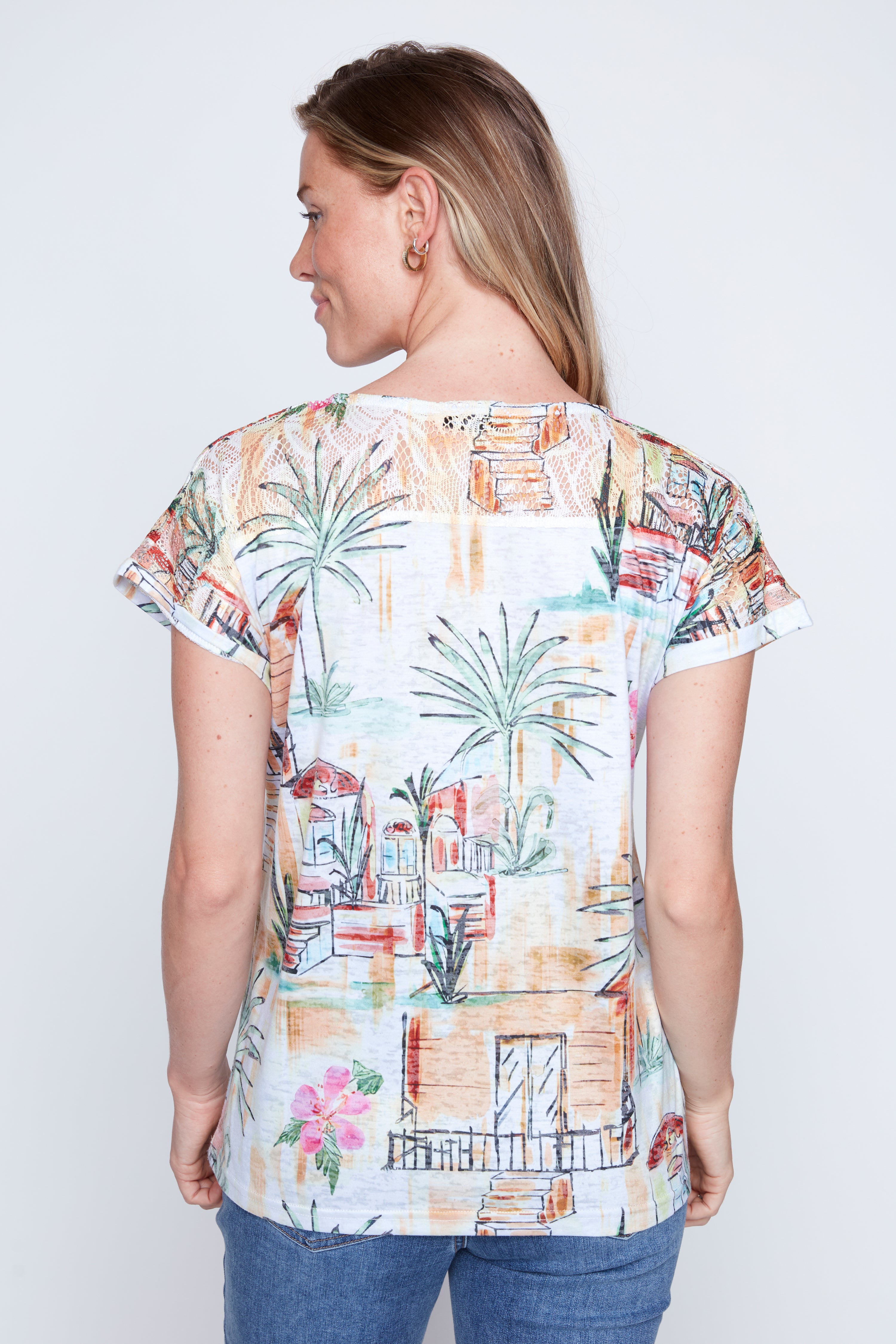 Tropical landscape t-shirt