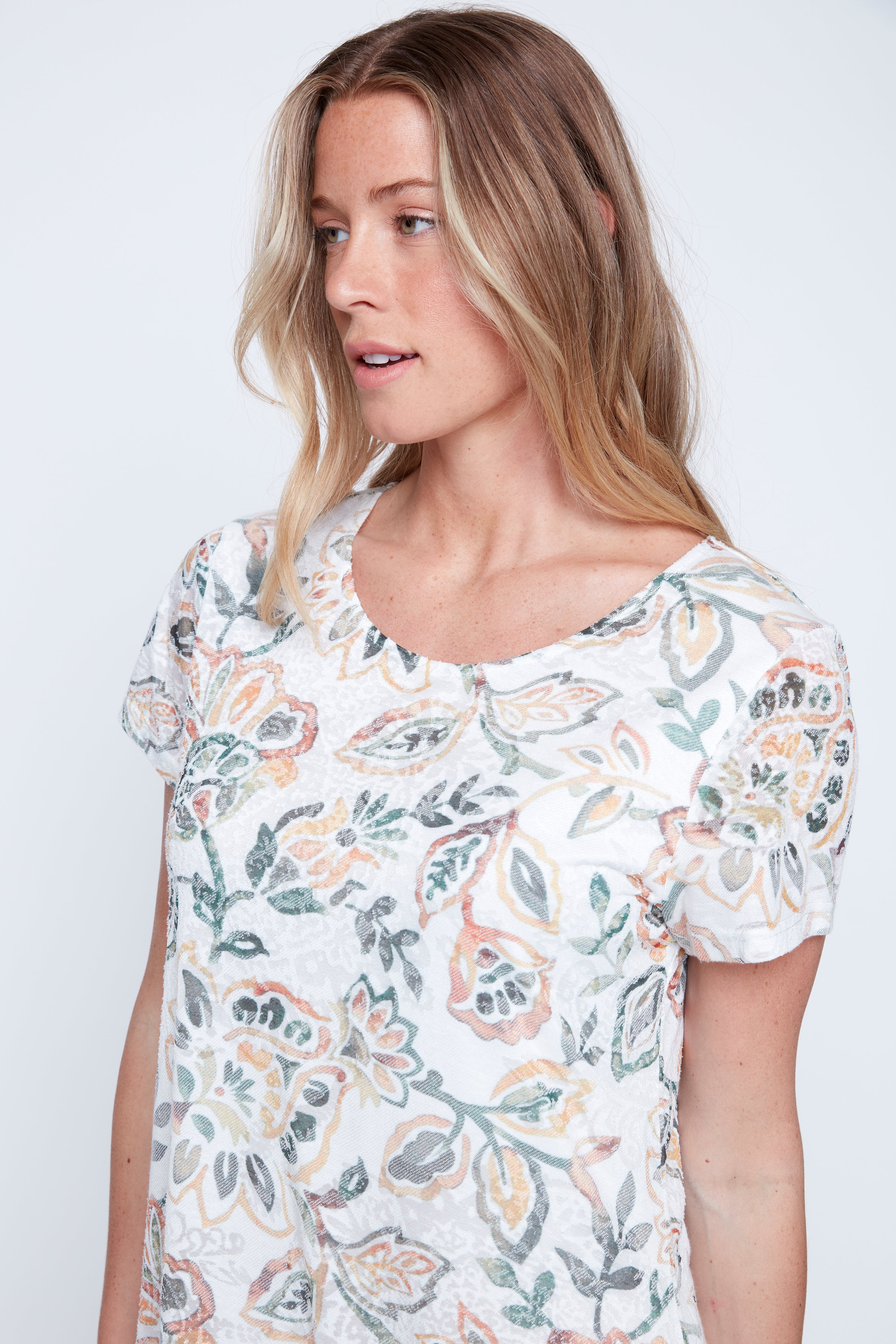 A-line garden design dress