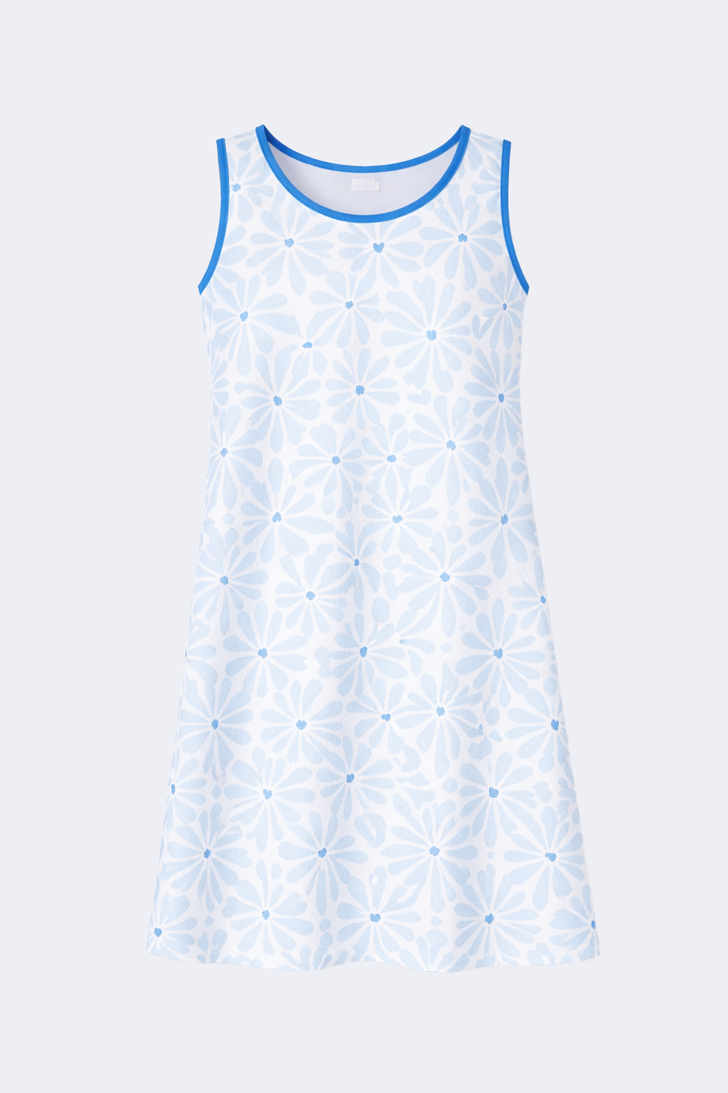 A-line floral textured dress