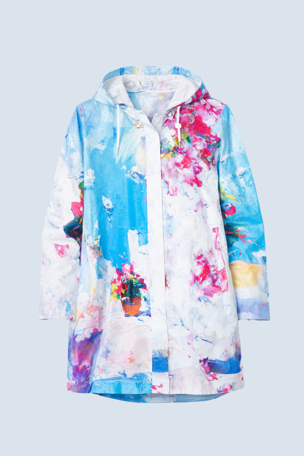 Capri print raincoat