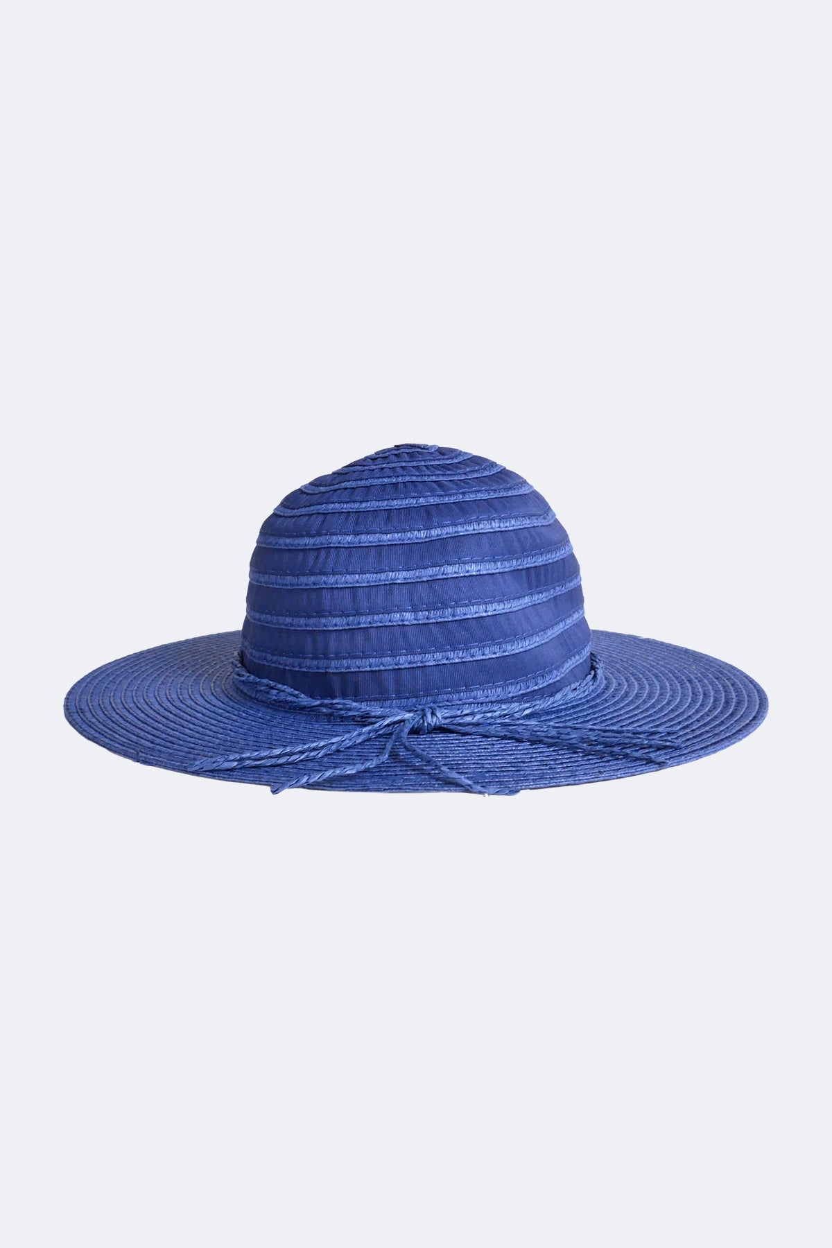 Navy wide brim hat